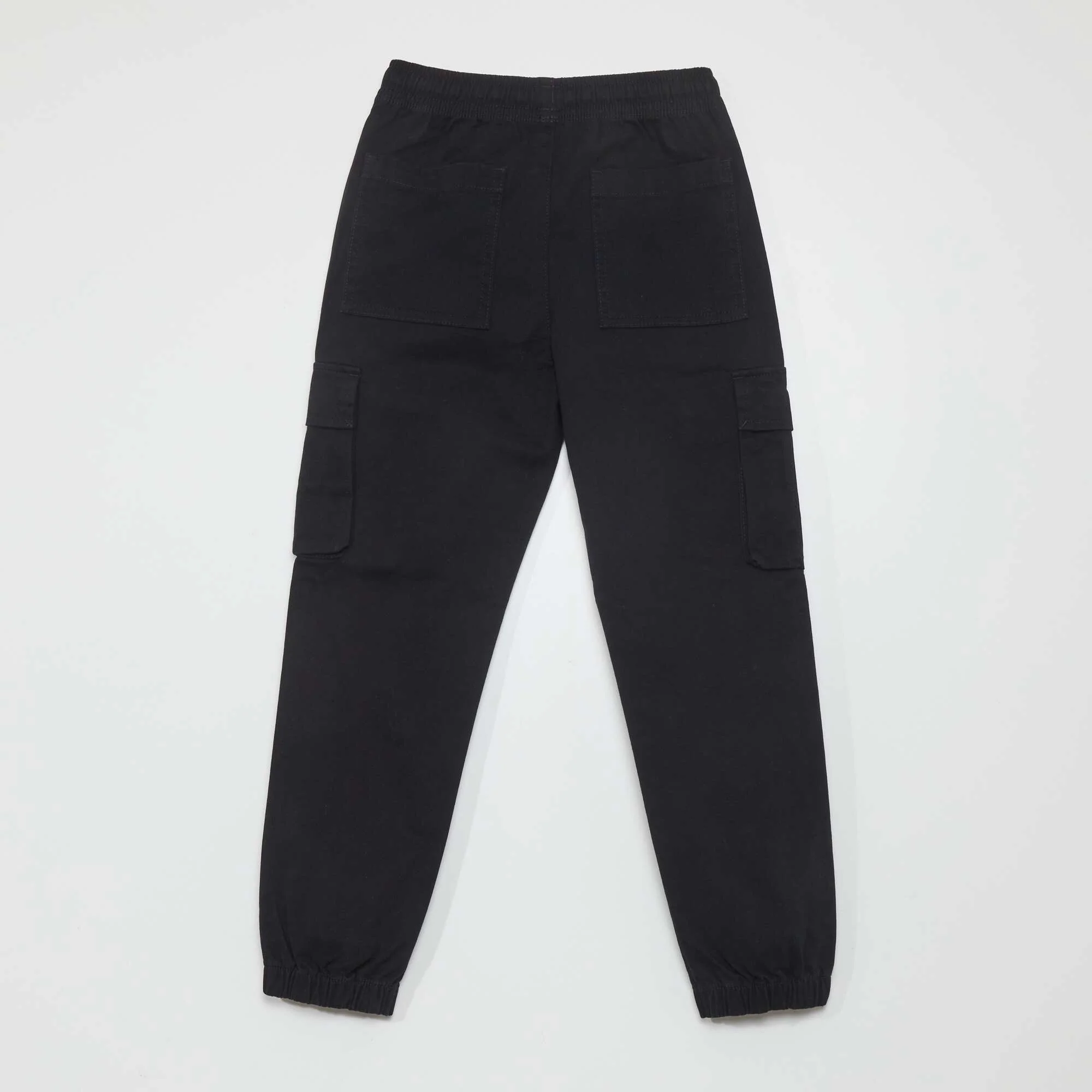 Stretchy multi-pocket trousers black - Image 2