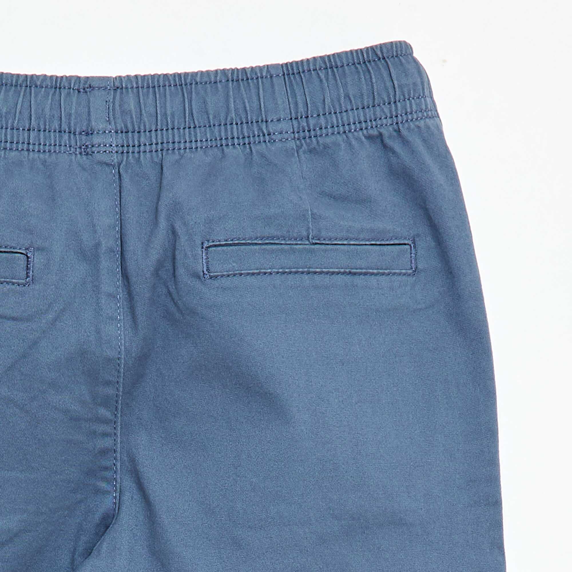 Stretchy multi-pocket trousers BLUE - Image 4