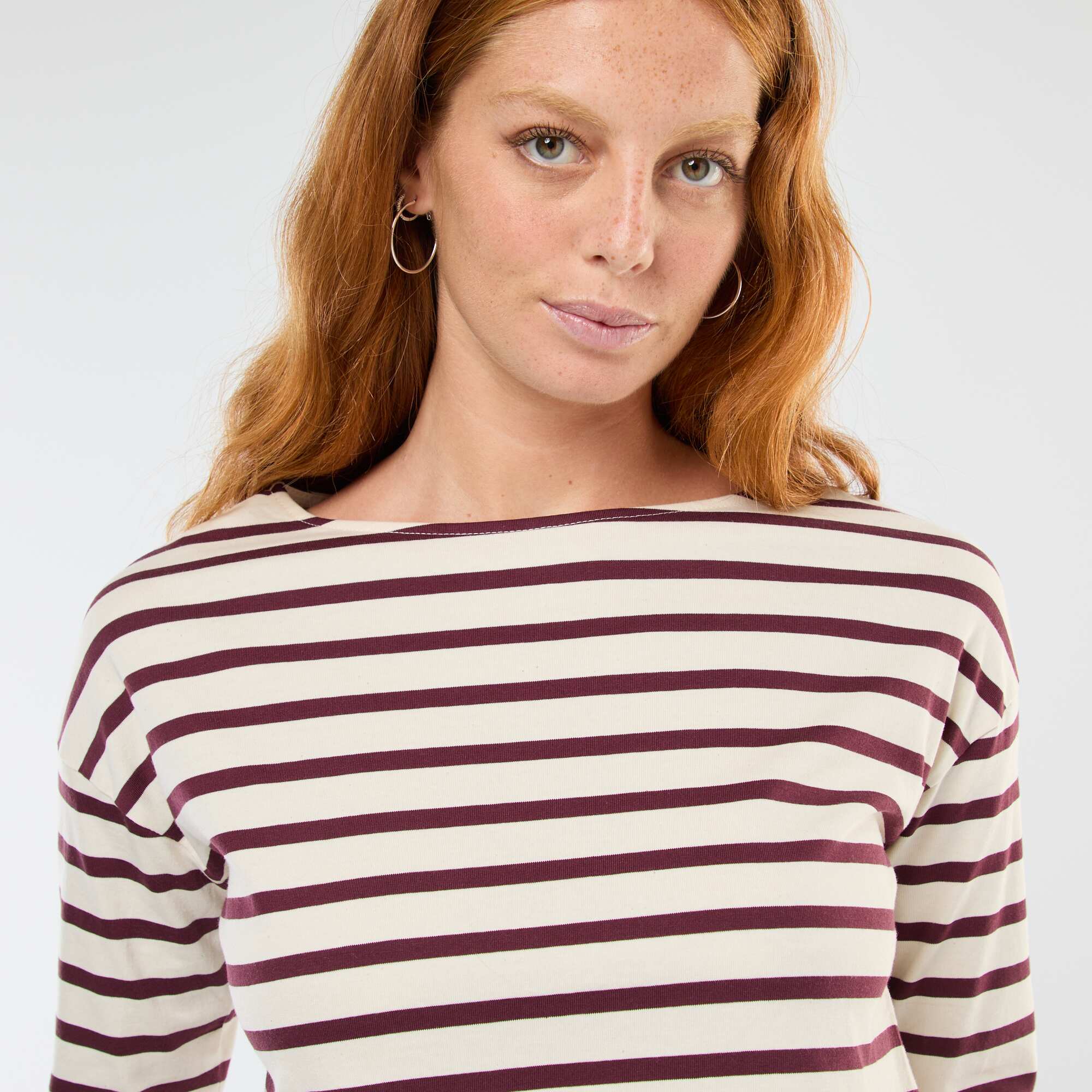 Striped Long-Sleeve Jersey T-Shirt WHITE - Image 3
