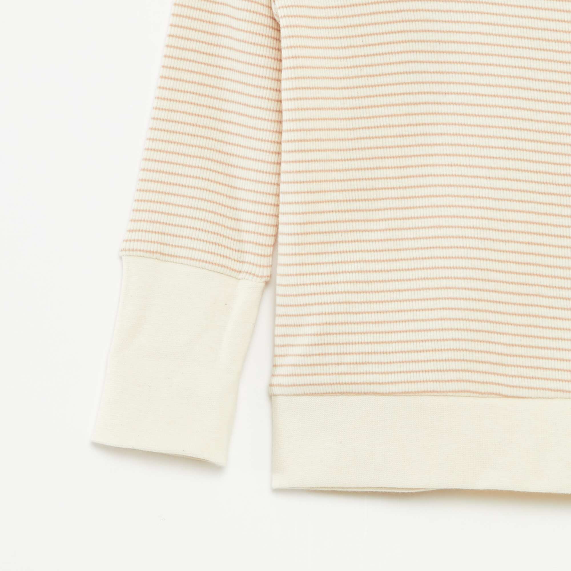 Striped T-shirt and trousers pyjama set - 2-piece set BEIGE - Image 4