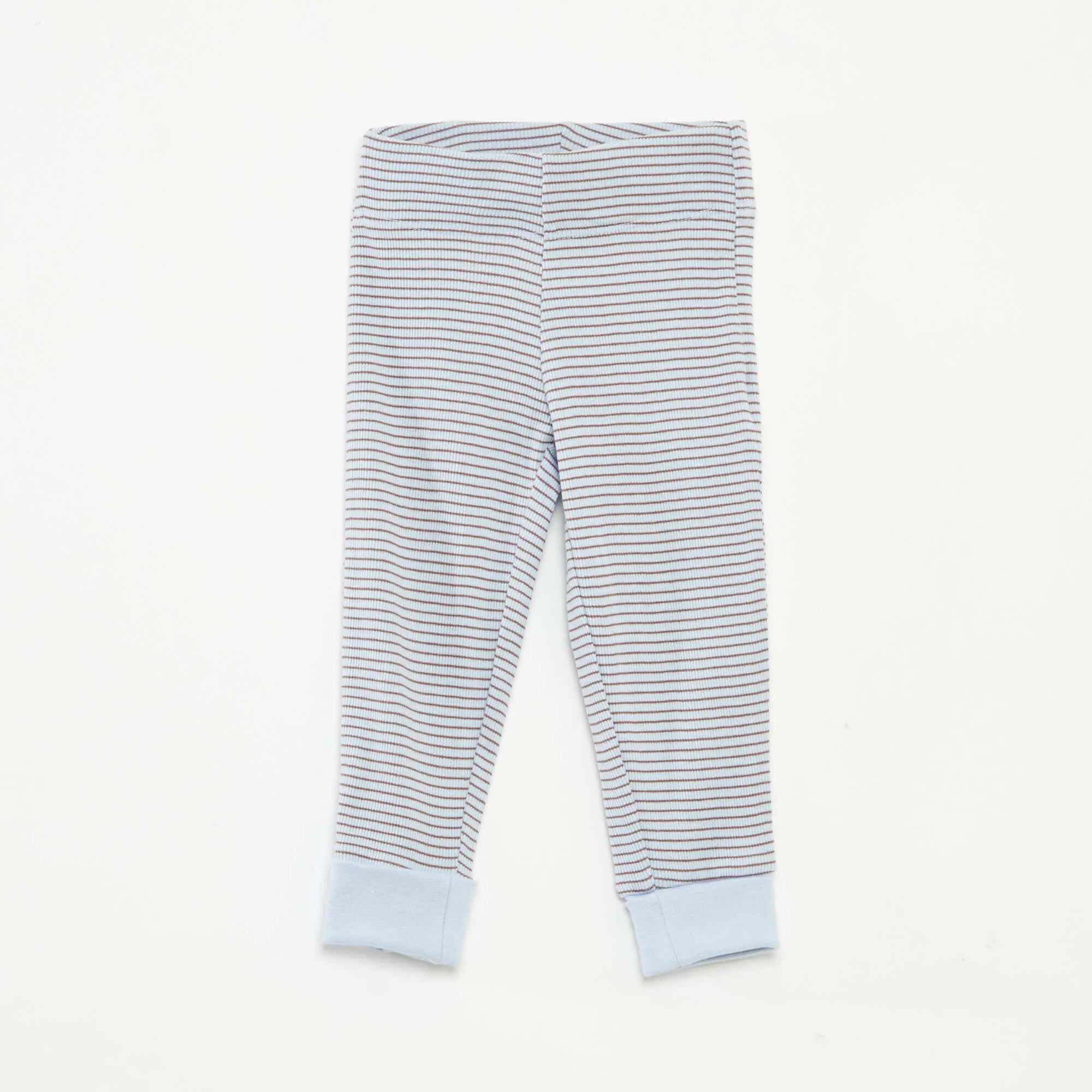 Striped T-shirt and trousers pyjama set - 2-piece set BLUE - Image 5