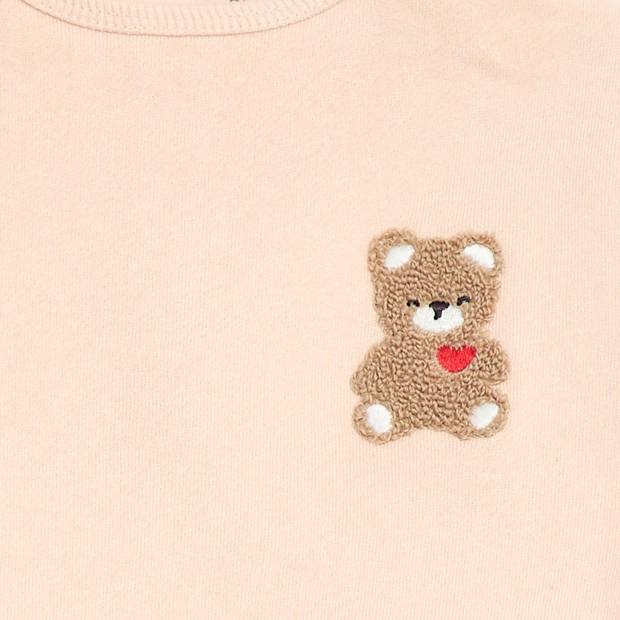 Sweatshirt and patterned joggers set PINK - Image 2