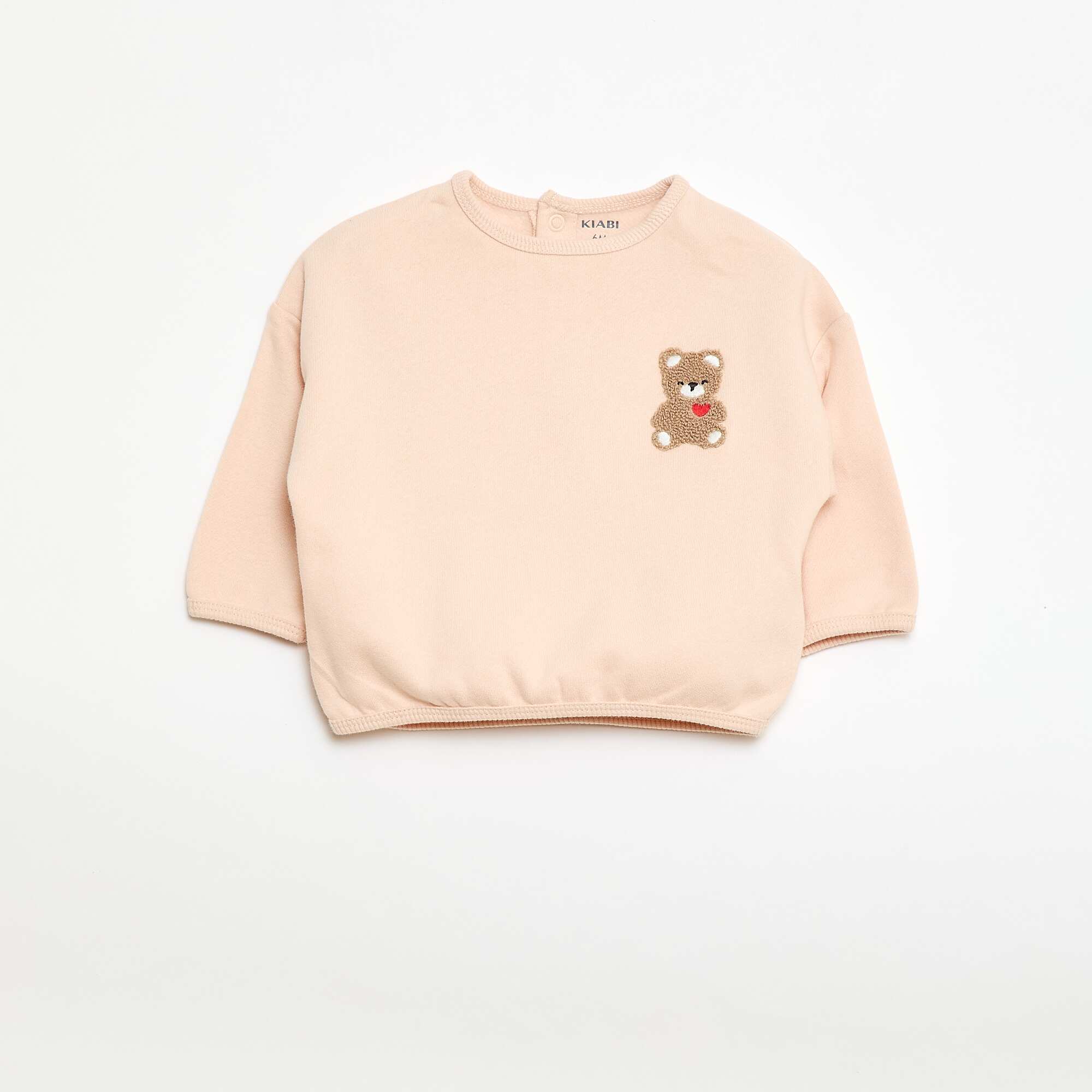 Sweatshirt and patterned joggers set PINK - Image 3