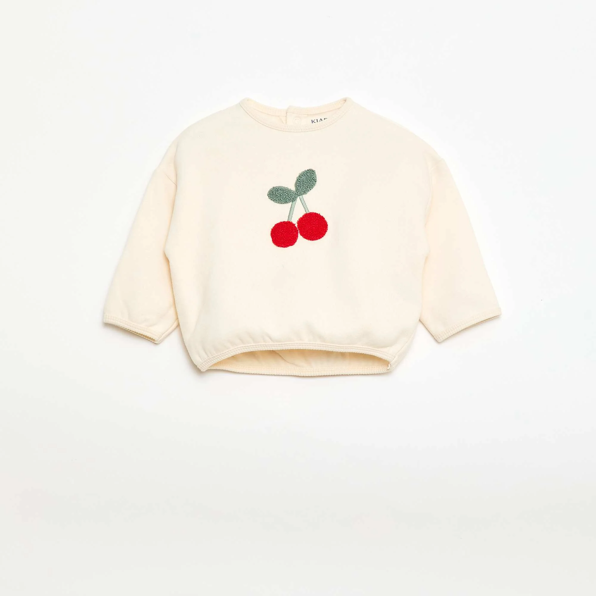Sweatshirt and patterned jogging set WHITE - Image 3