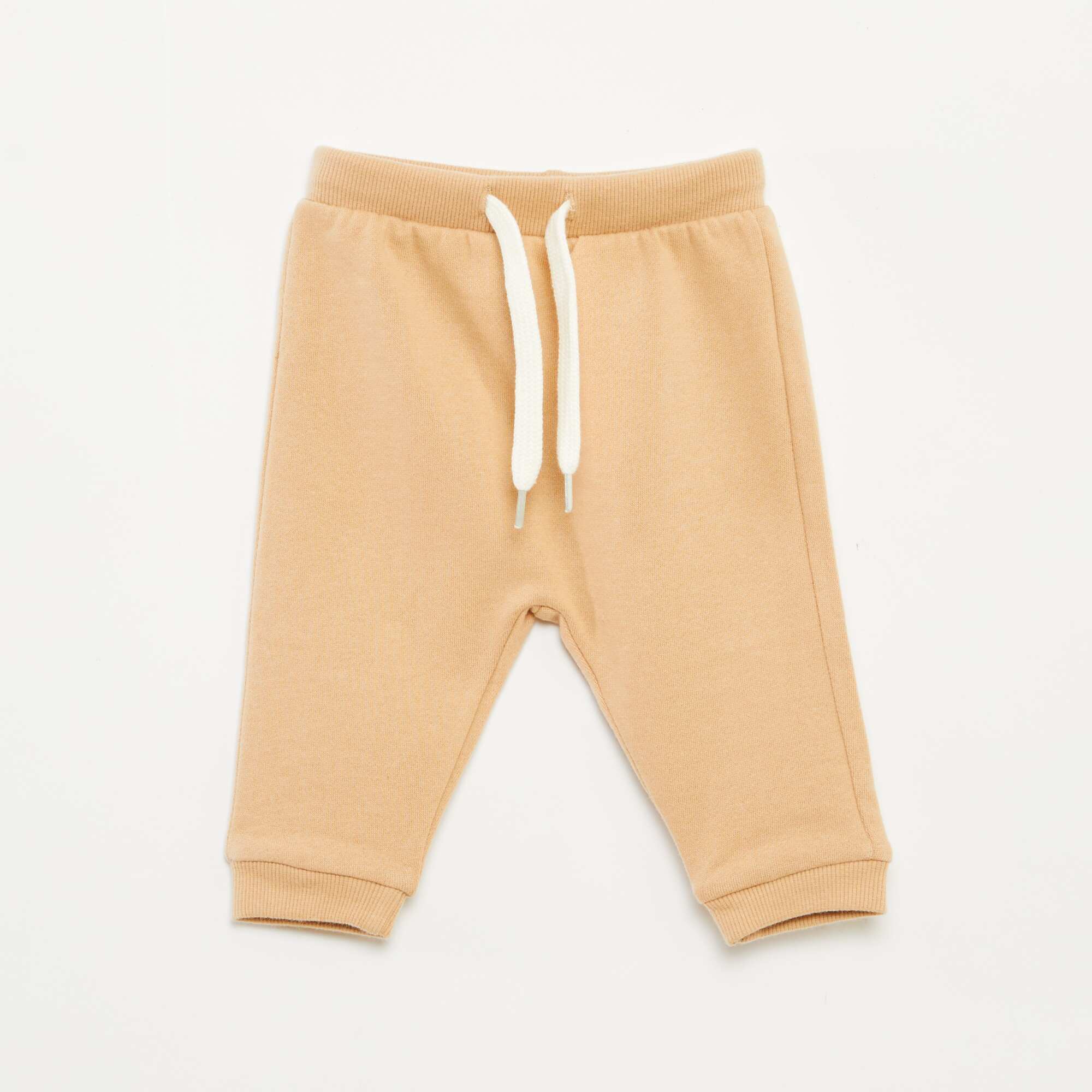 Sweatshirt fabric sweater + trousers set - 2-piece set BEIGE - Image 4