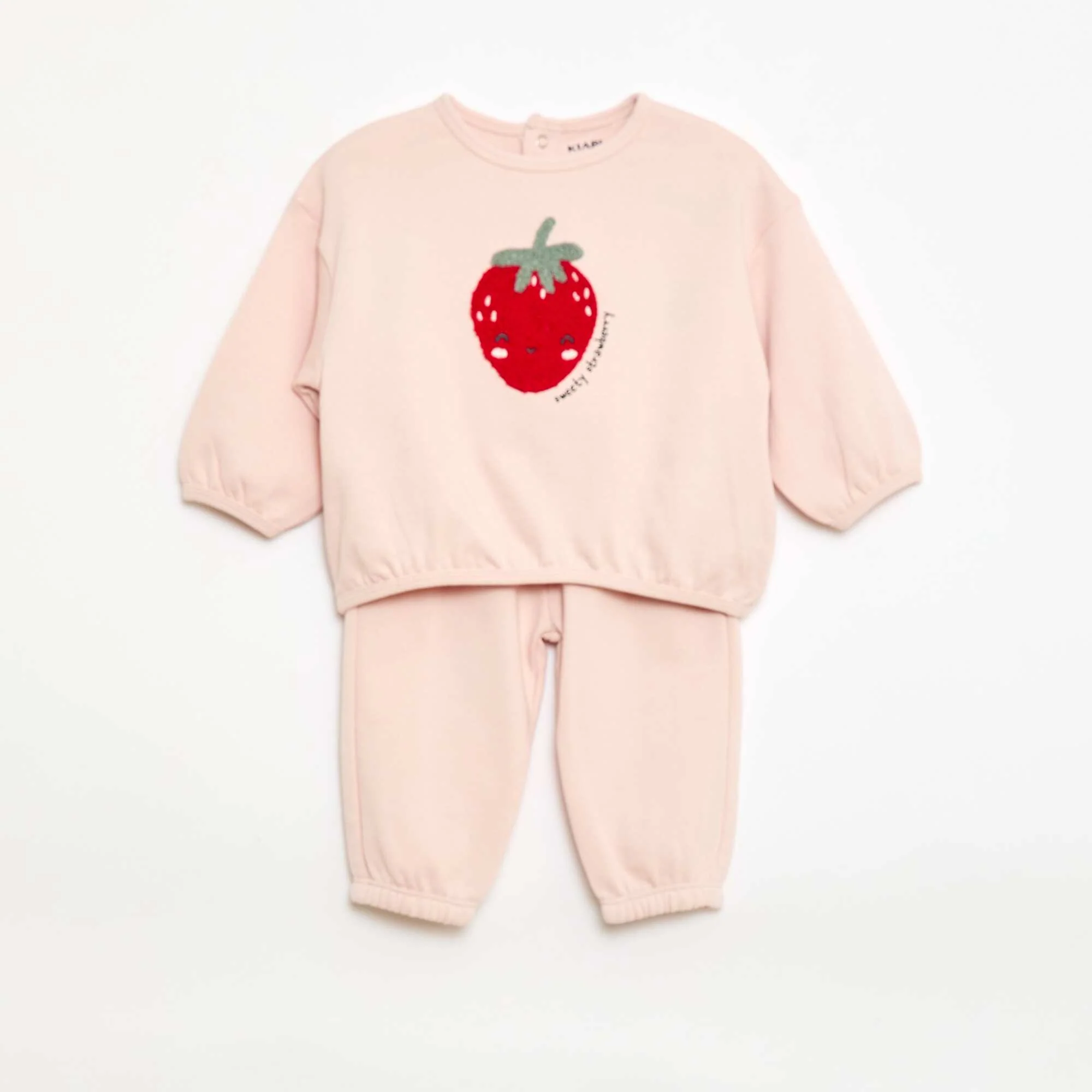 Sweatshirt & Jogging Pant Set PINK