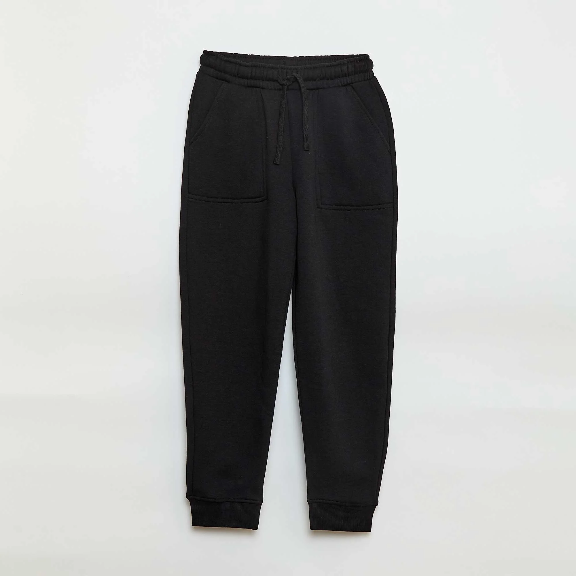 Sweatshirt + Jogging Pants Set - 2 Pieces BLACK - Image 4