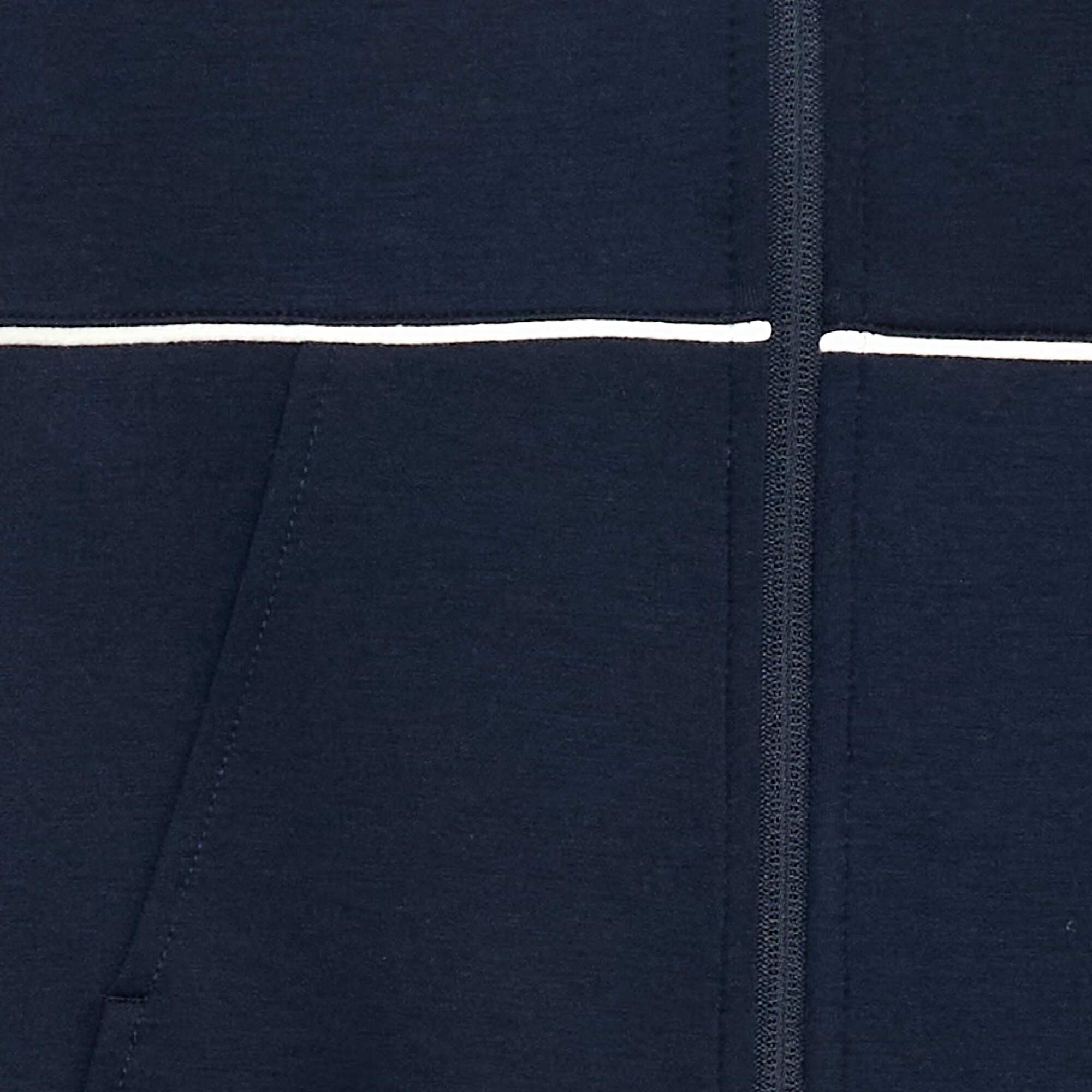Sweatshirt with Zip Opening BLUE - Image 3