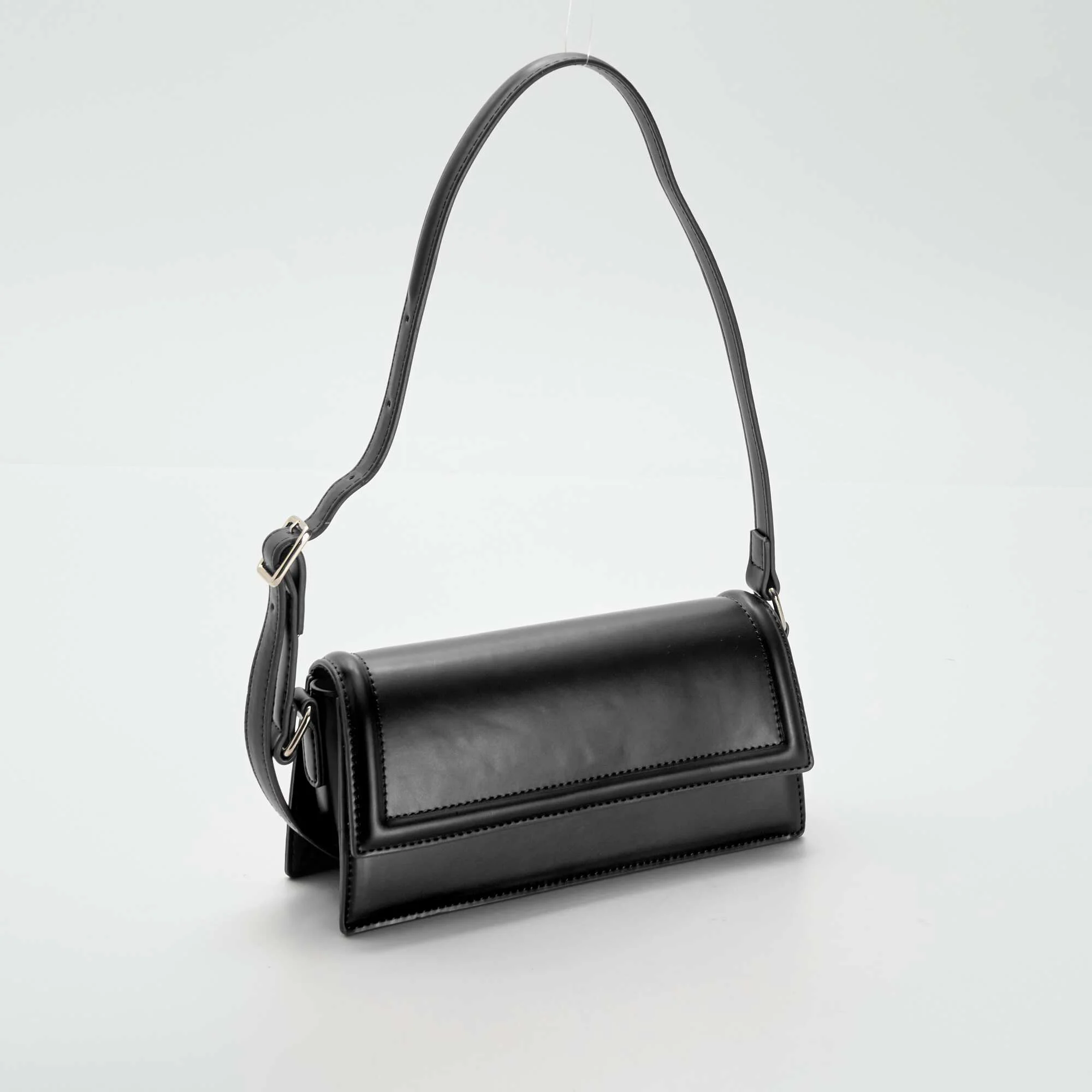 Synthetic clutch bag BLACK - Image 3
