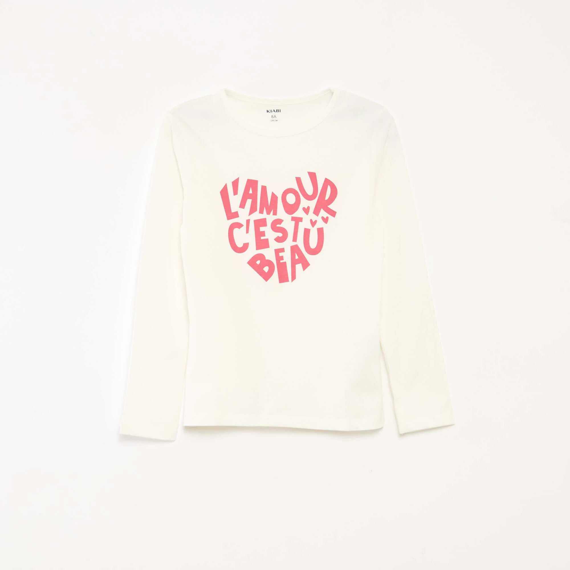 T-shirt and trousers pyjama set - 2-piece set WHITE - Image 3