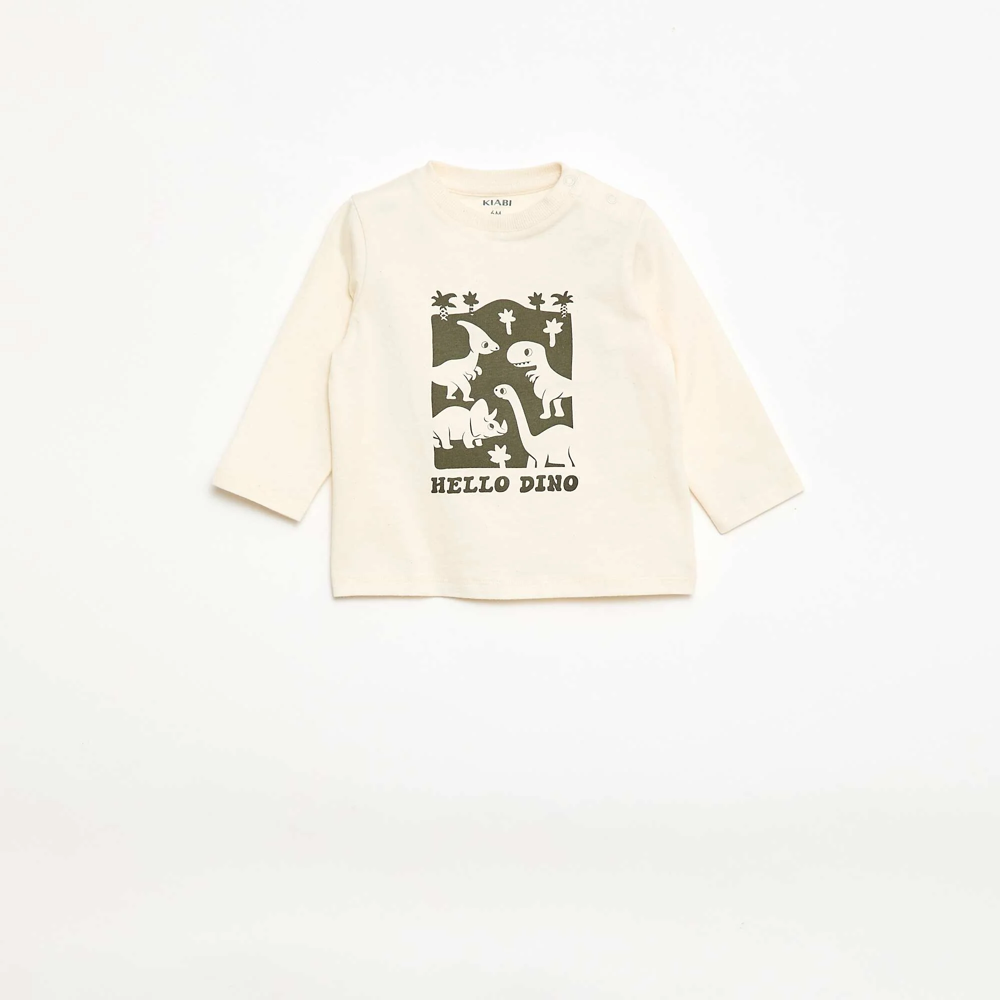 T-shirt + Pants Set - 2 pieces BEIGE - Image 2