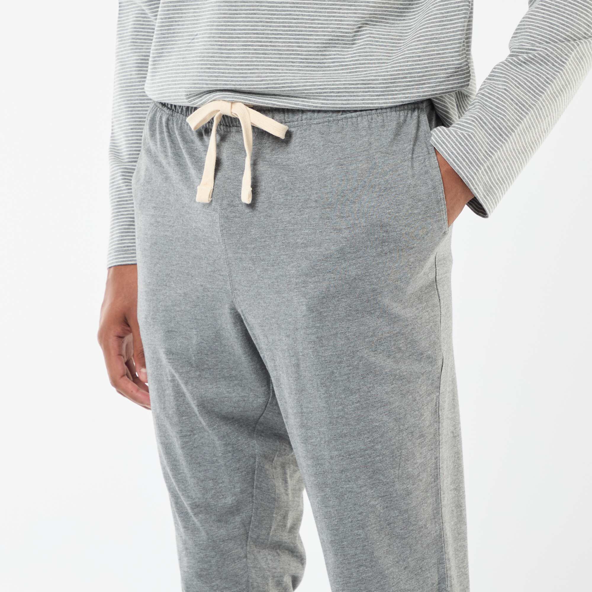 T-shirt + trousers long pyjama set - 2-piece set GREY - Image 4