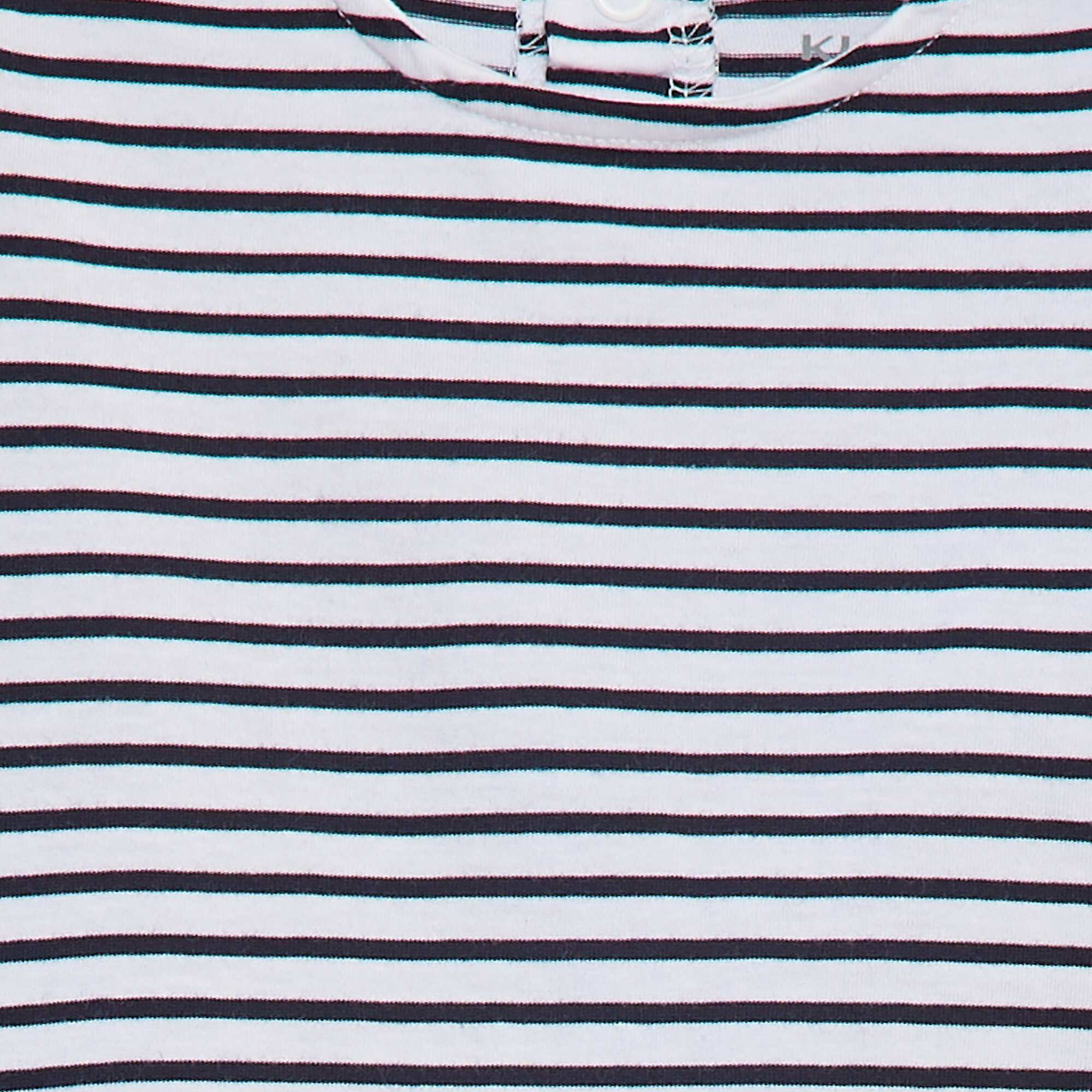 T-shirt with short ruffled sleeves WHITE - Image 3