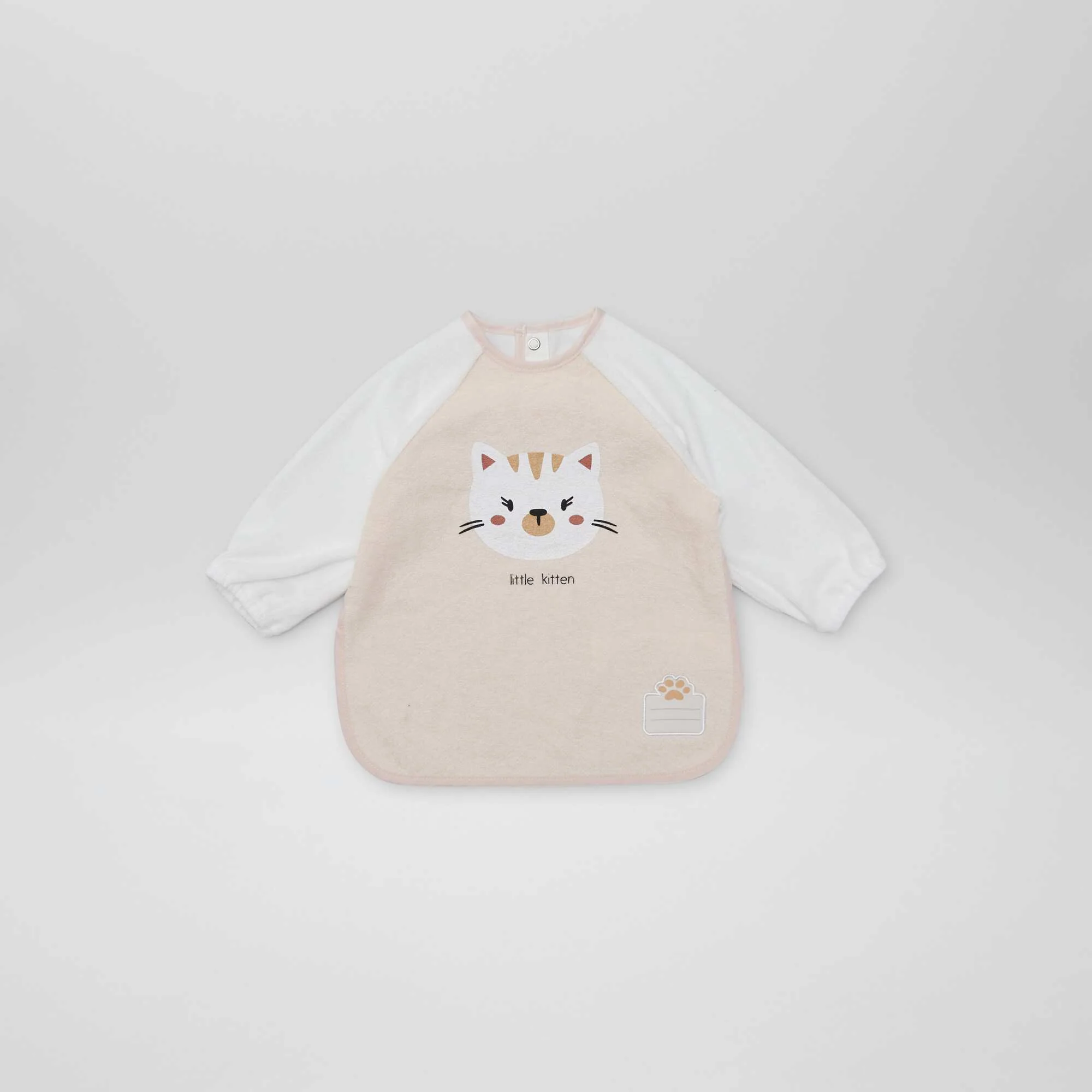 Terrycloth apron bib PINK
