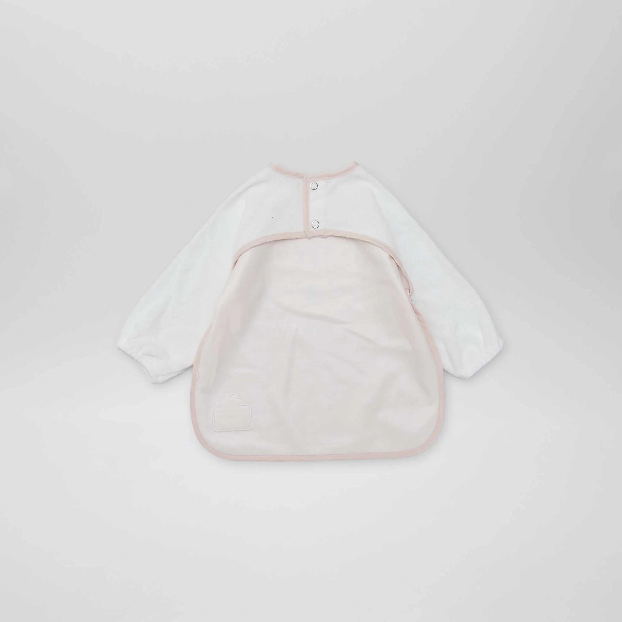 Terrycloth apron bib PINK - Image 2