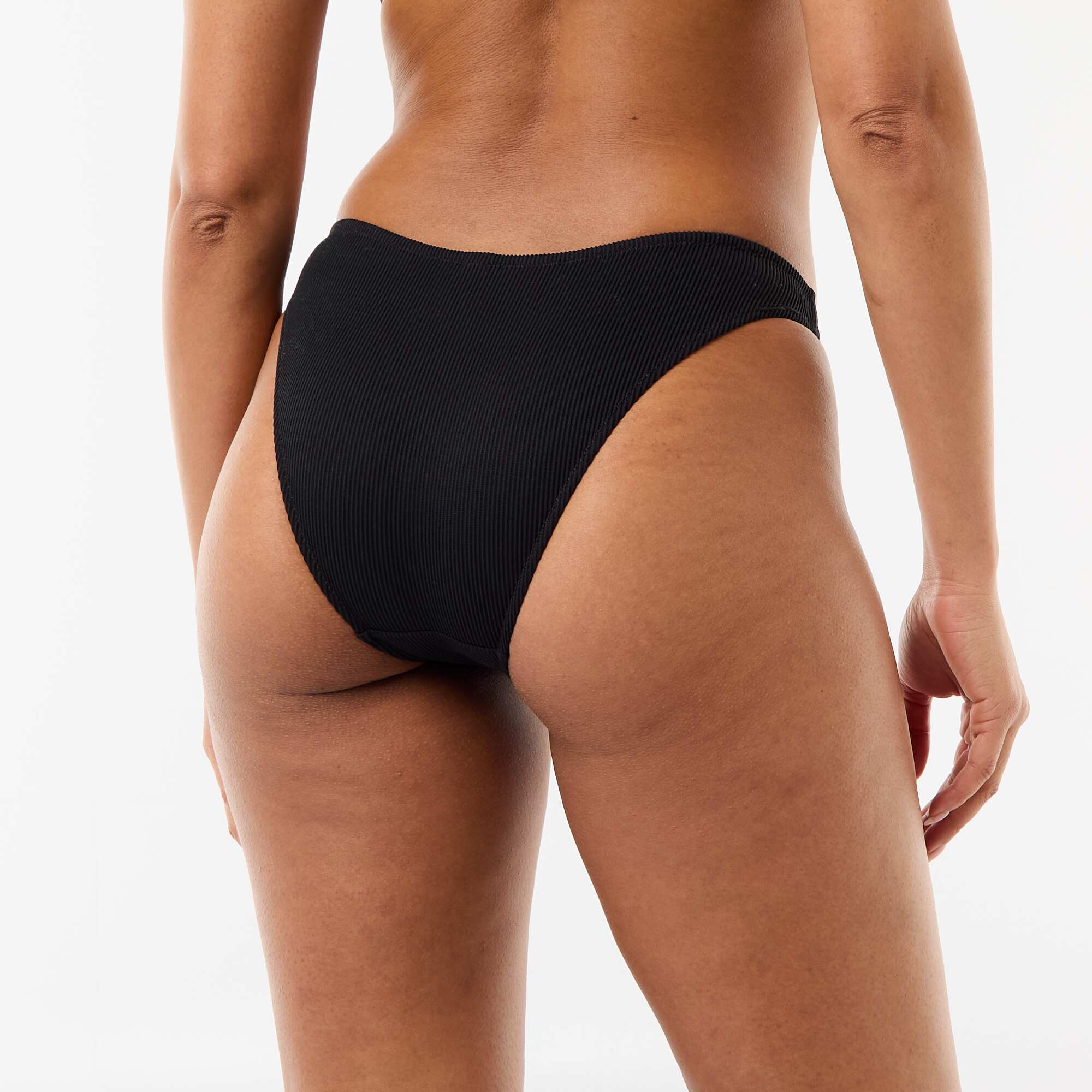 Textured Knit Swim Briefs BLACK - Image 3