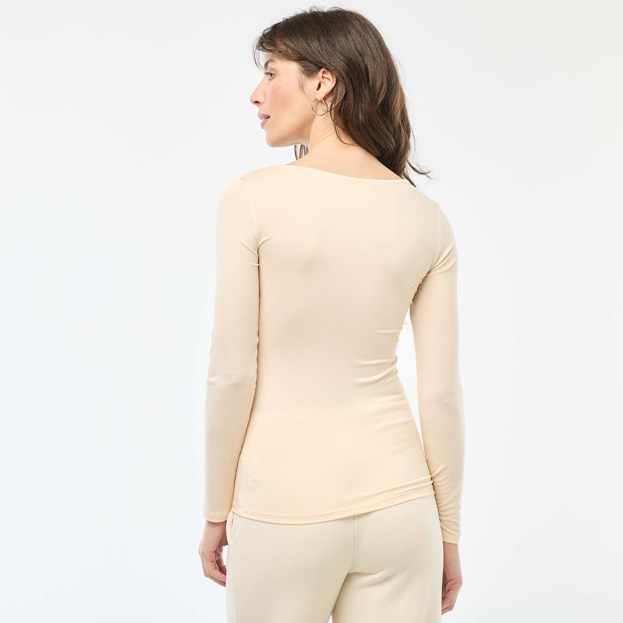 Thermal Second Skin Effect Long-Sleeve T-shirt WHITE - Image 2