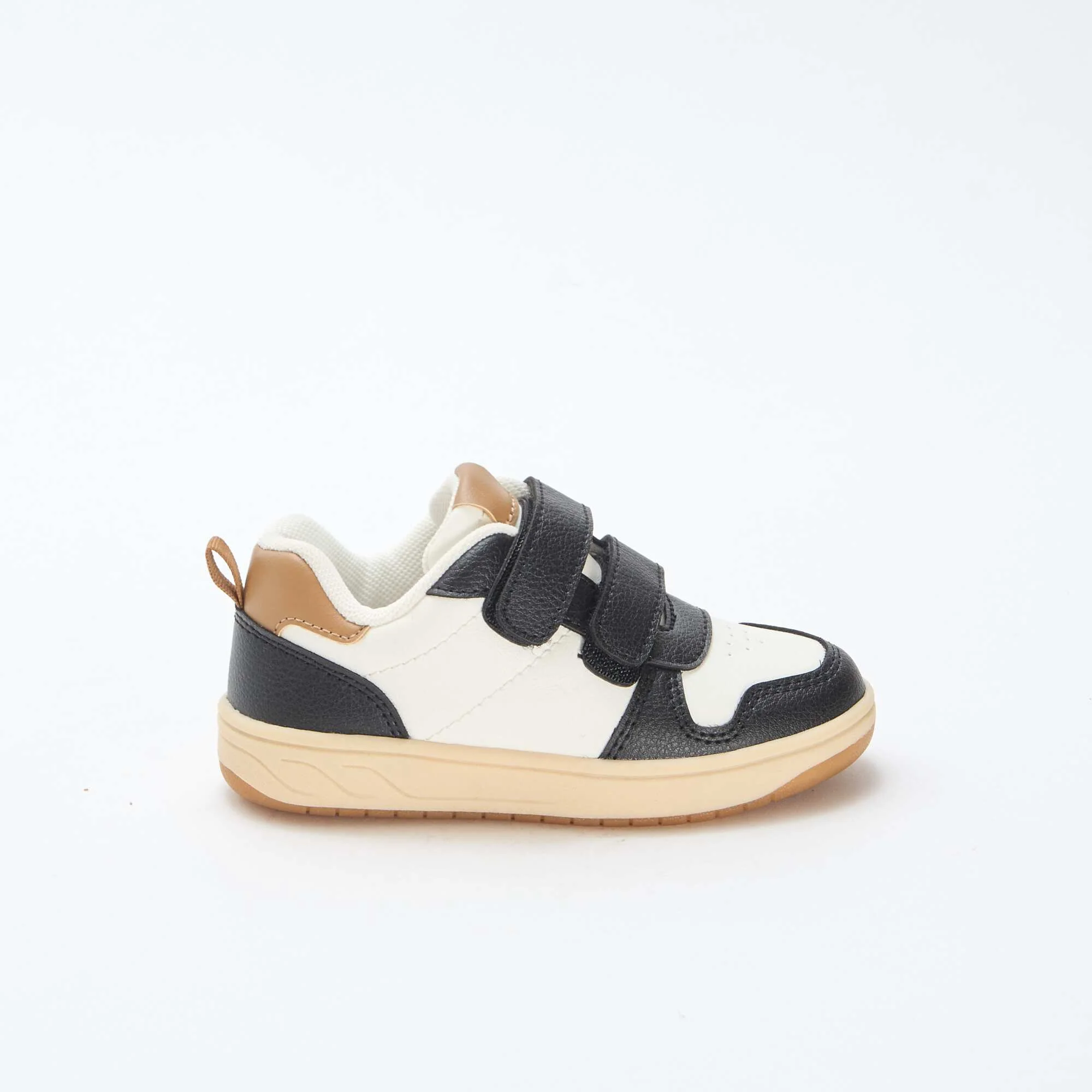 Three-tone low-top trainers BROWN - Image 2