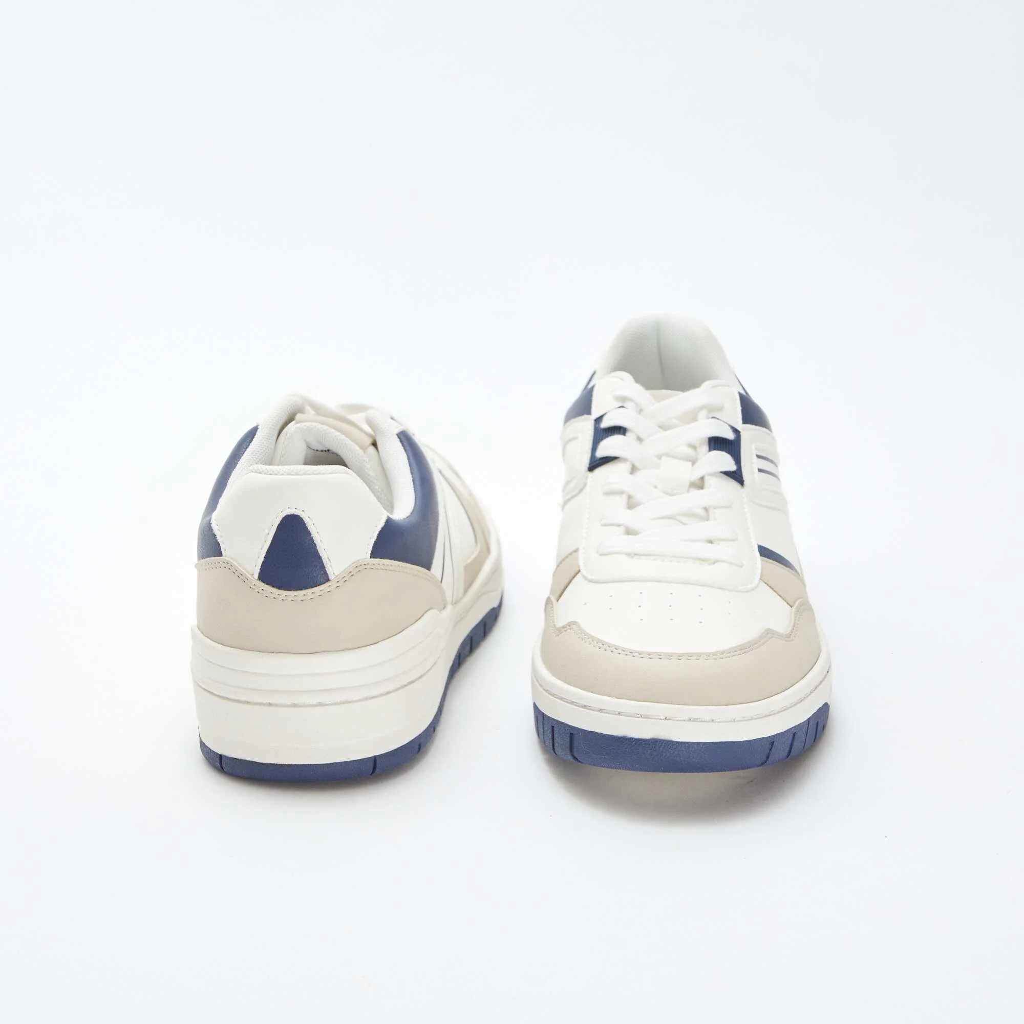 Three-tone running shoes BLUE - Image 3