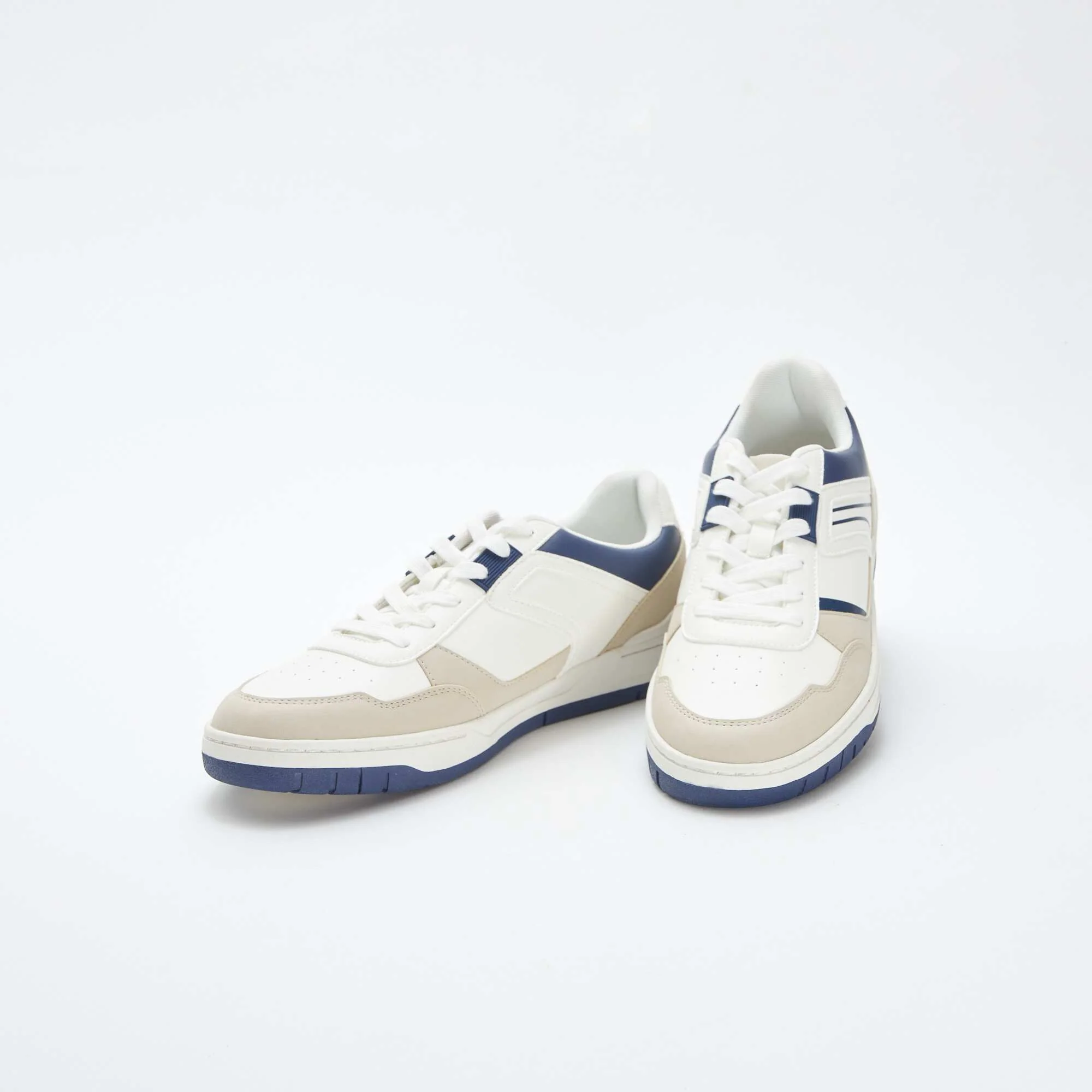 Three-tone running shoes BLUE - Image 5