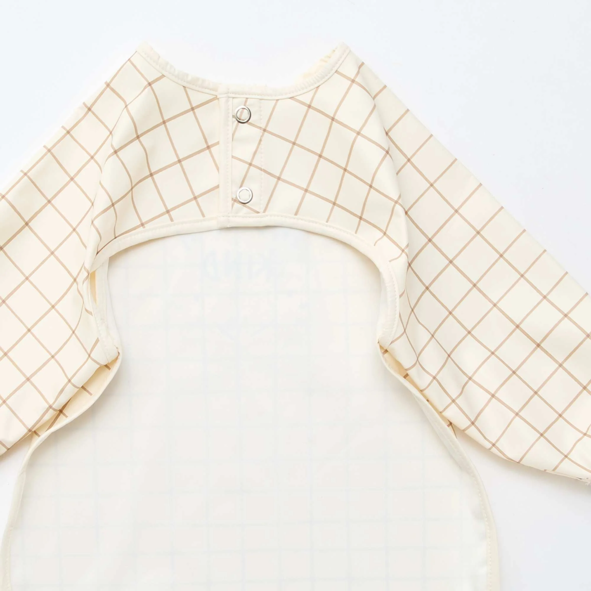 Tic and Tac Waterproof Apron Bib BEIGE - Image 3