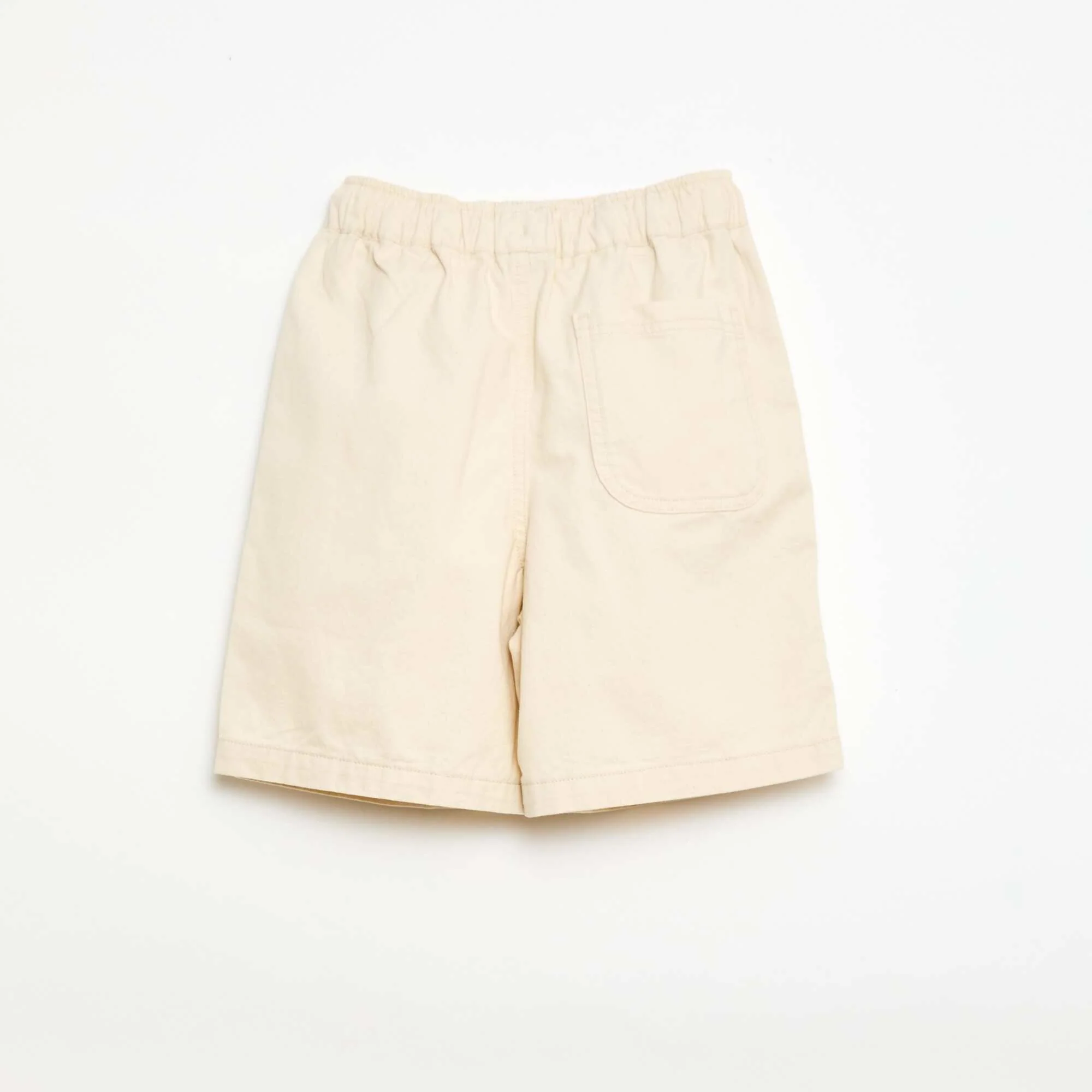 Twill Bermuda Shorts BEIGE - Image 2