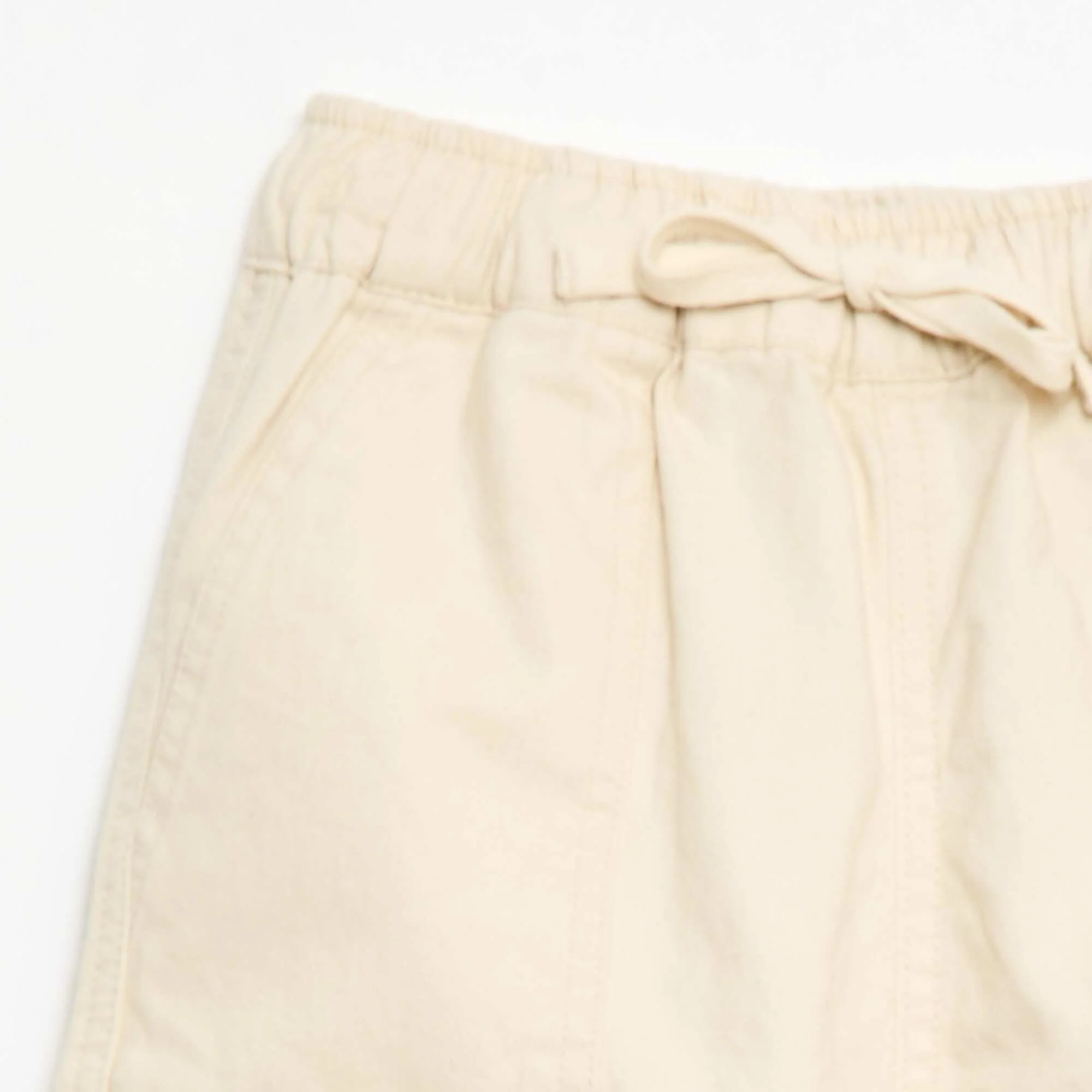 Twill Bermuda Shorts BEIGE - Image 3