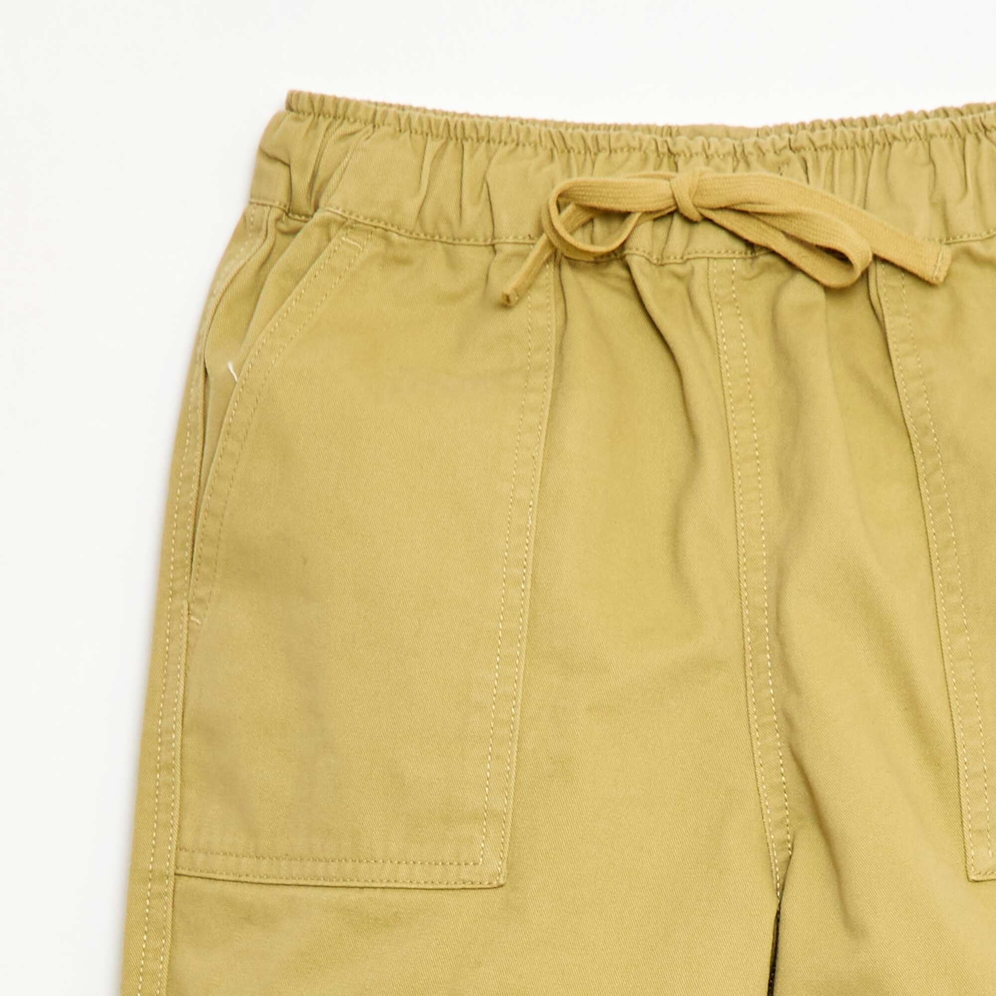 Twill Bermuda Shorts KHAKI - Image 5