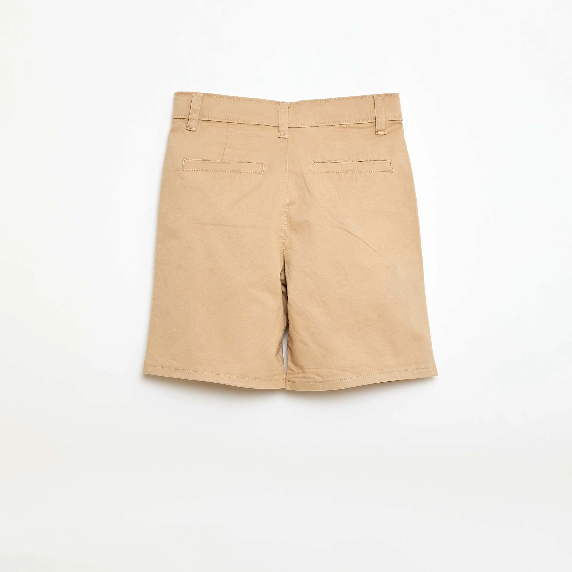 Twill Chino Bermuda Shorts BEIGE - Image 2