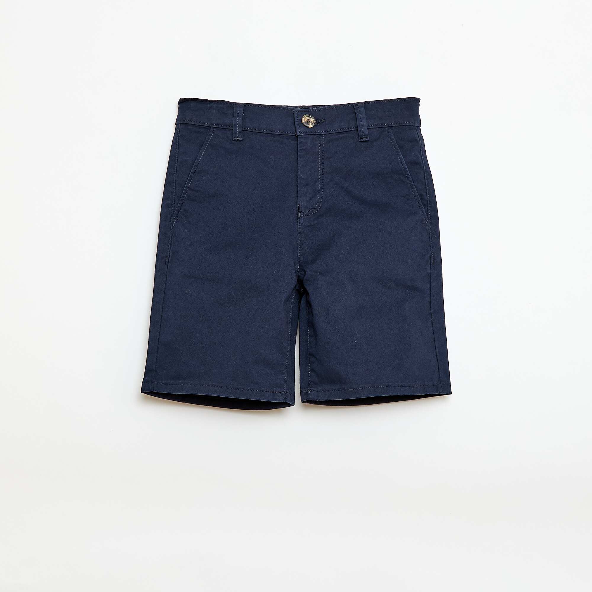 Twill Chino Bermuda Shorts BLUE