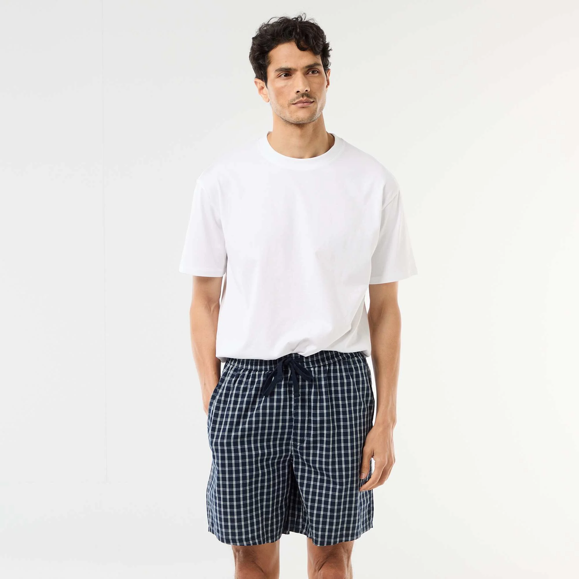 Two-Pack Night Shorts with Pockets BLUE - Image 2