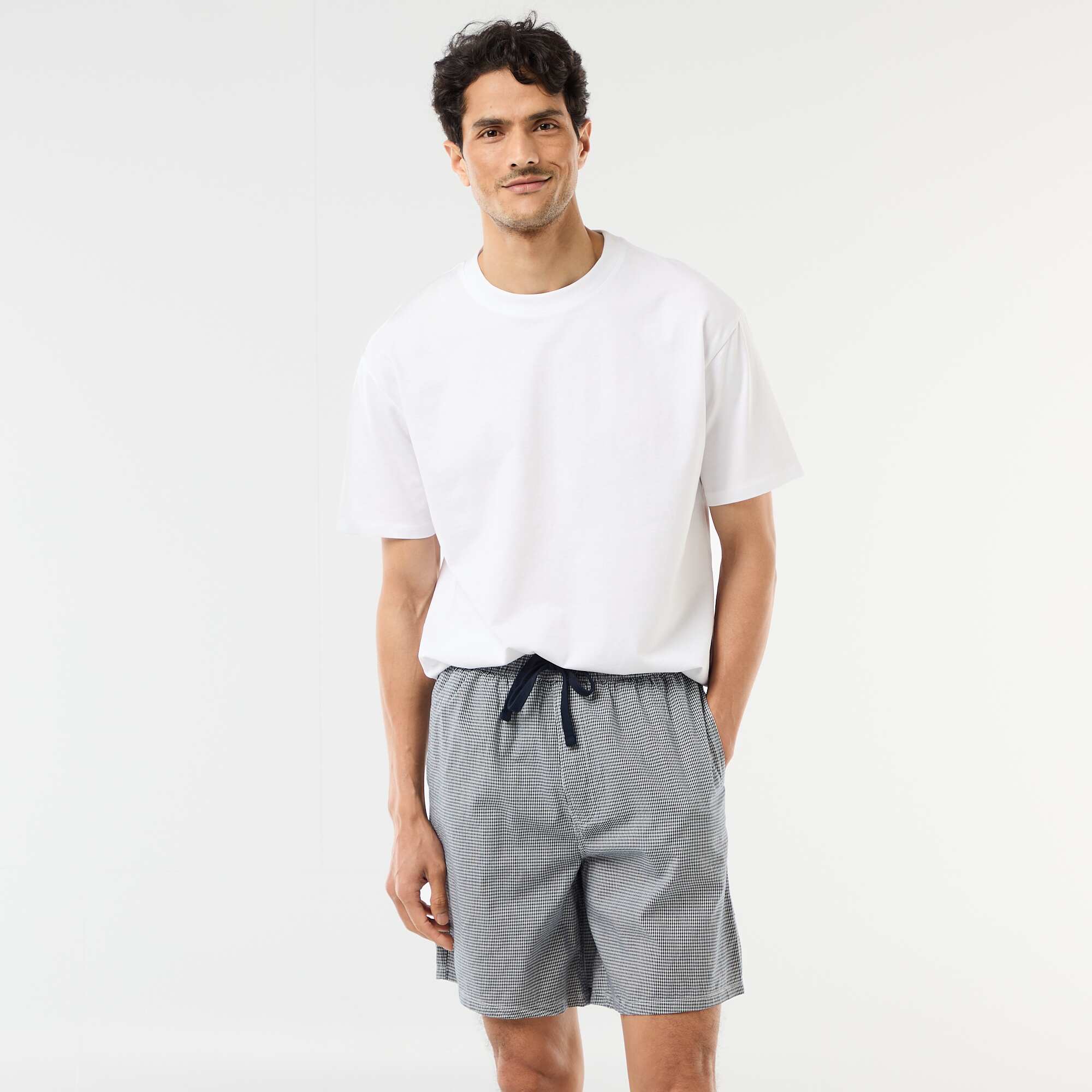 Two-Pack Night Shorts with Pockets BLUE - Image 3
