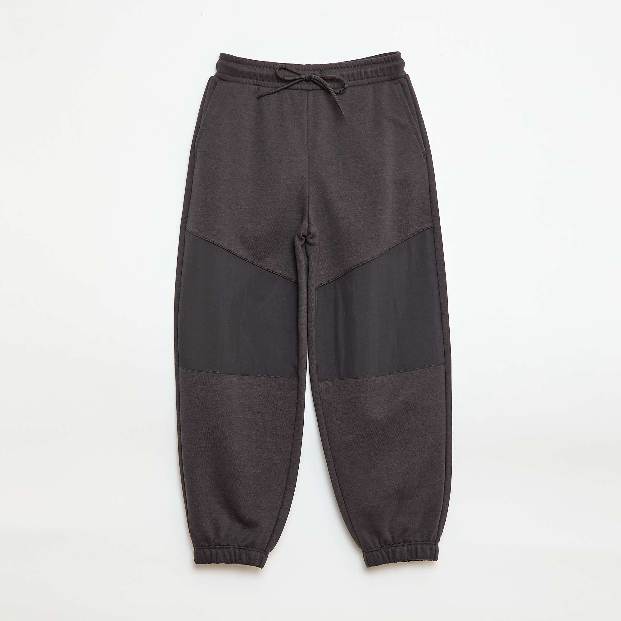 Two-Tone Joggers BLACK