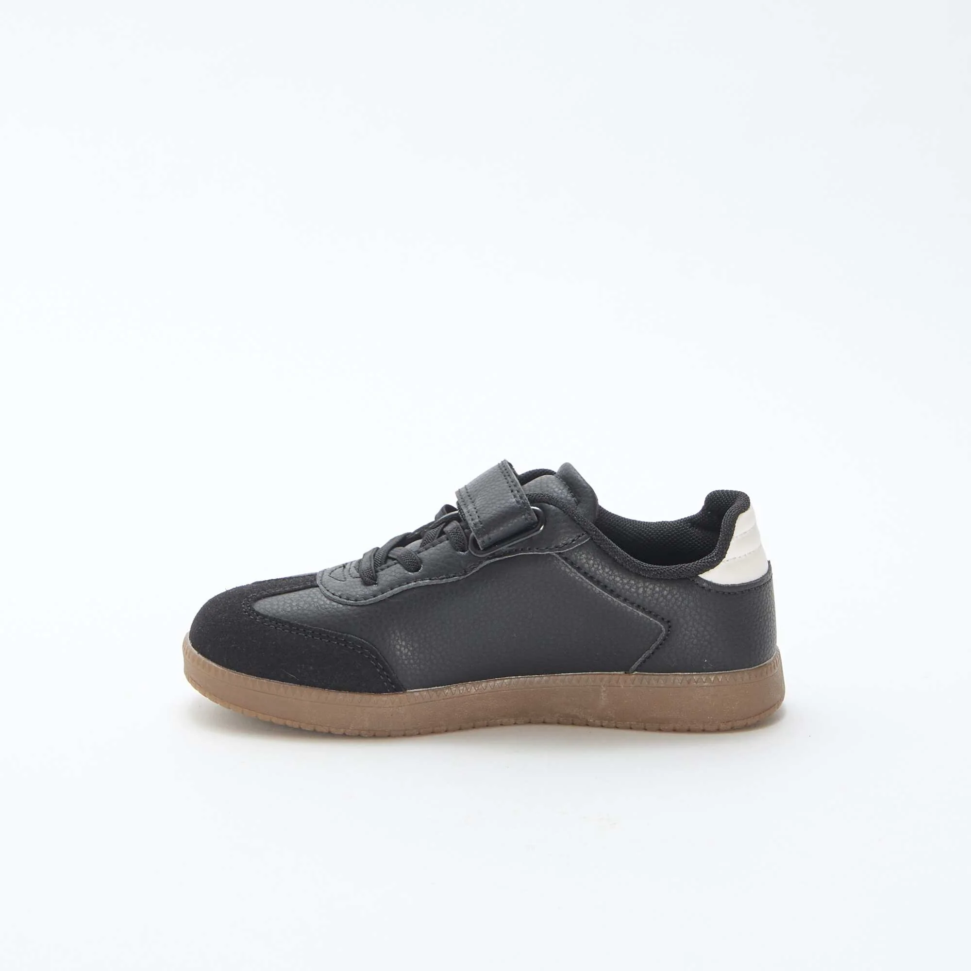 Two-Tone Low-Top Sneakers BLACK - Image 4