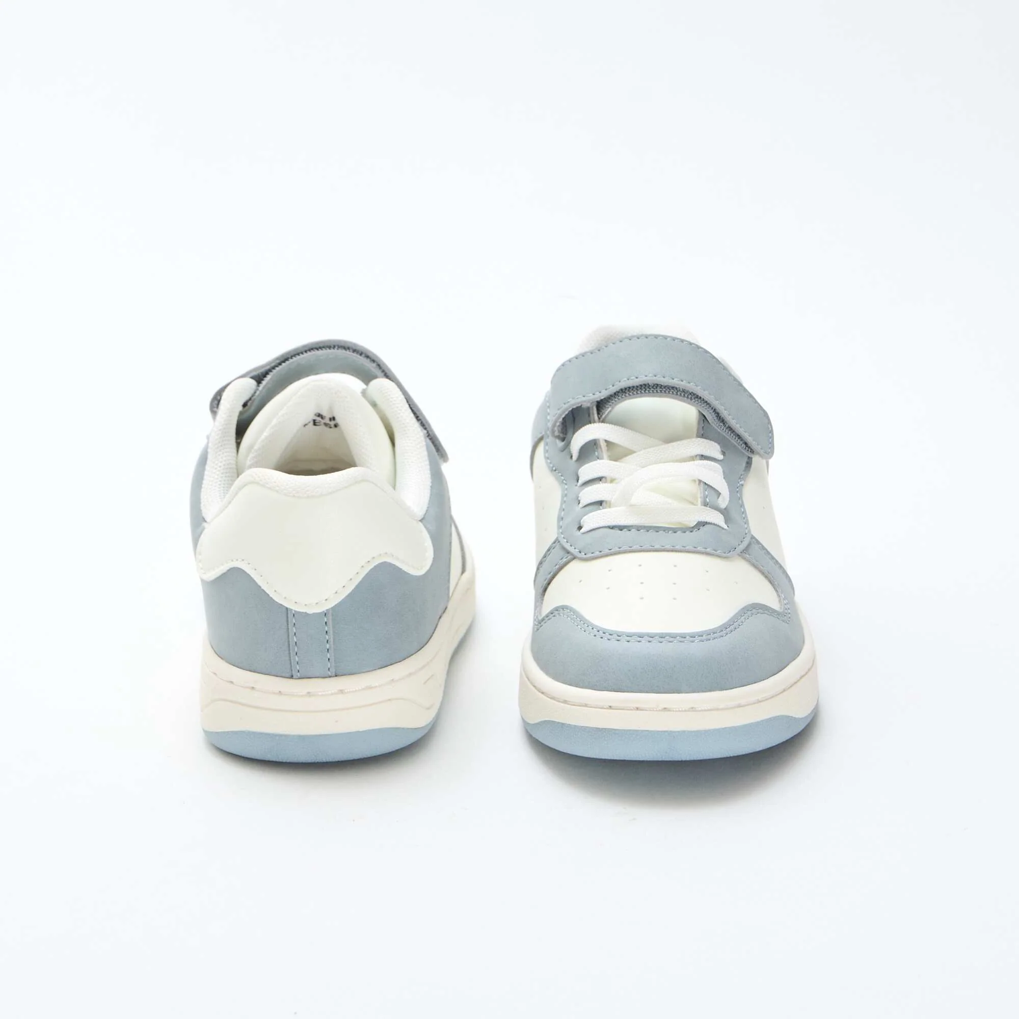 Two-Tone Low-Top Sneakers BLUE - Image 3