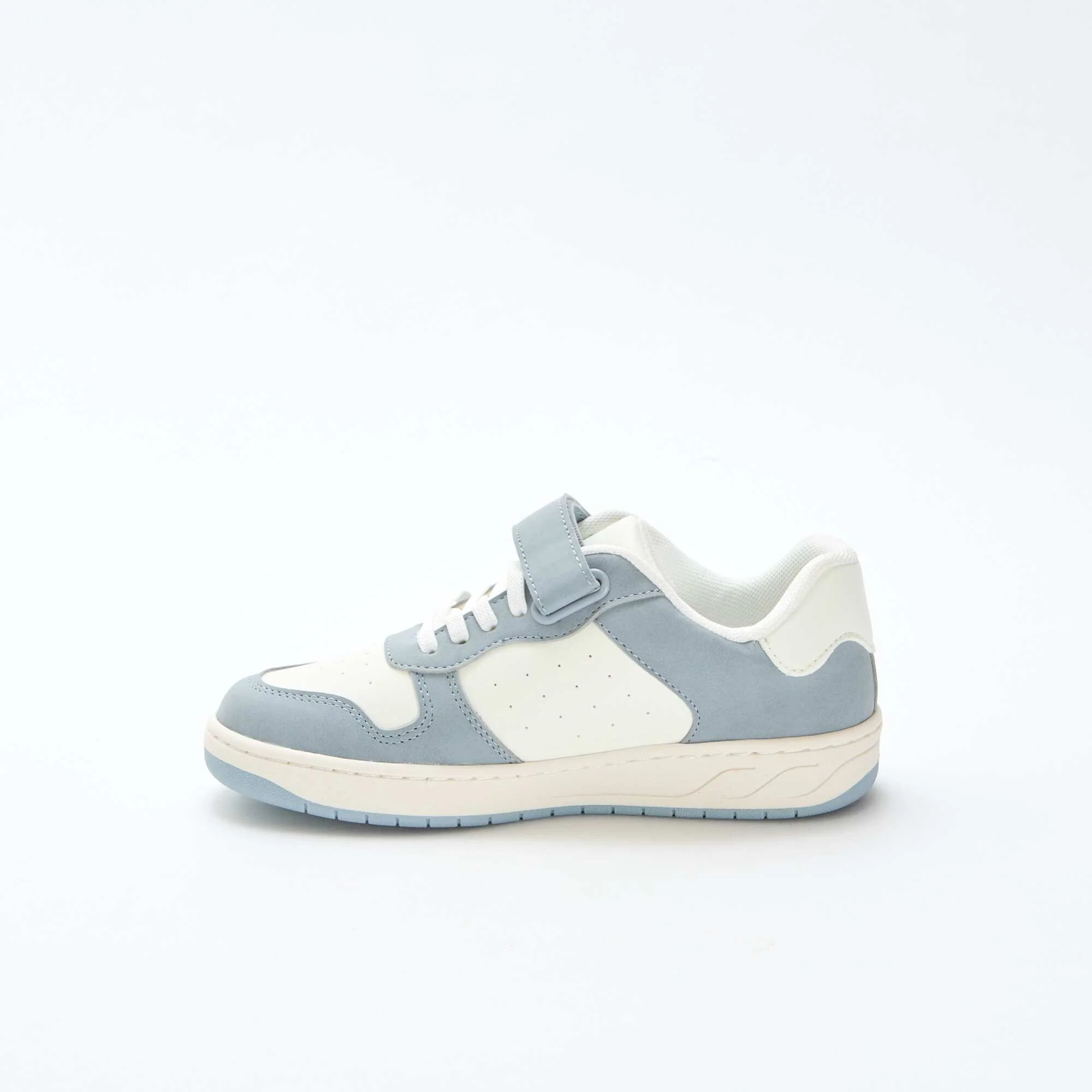 Two-Tone Low-Top Sneakers BLUE - Image 4