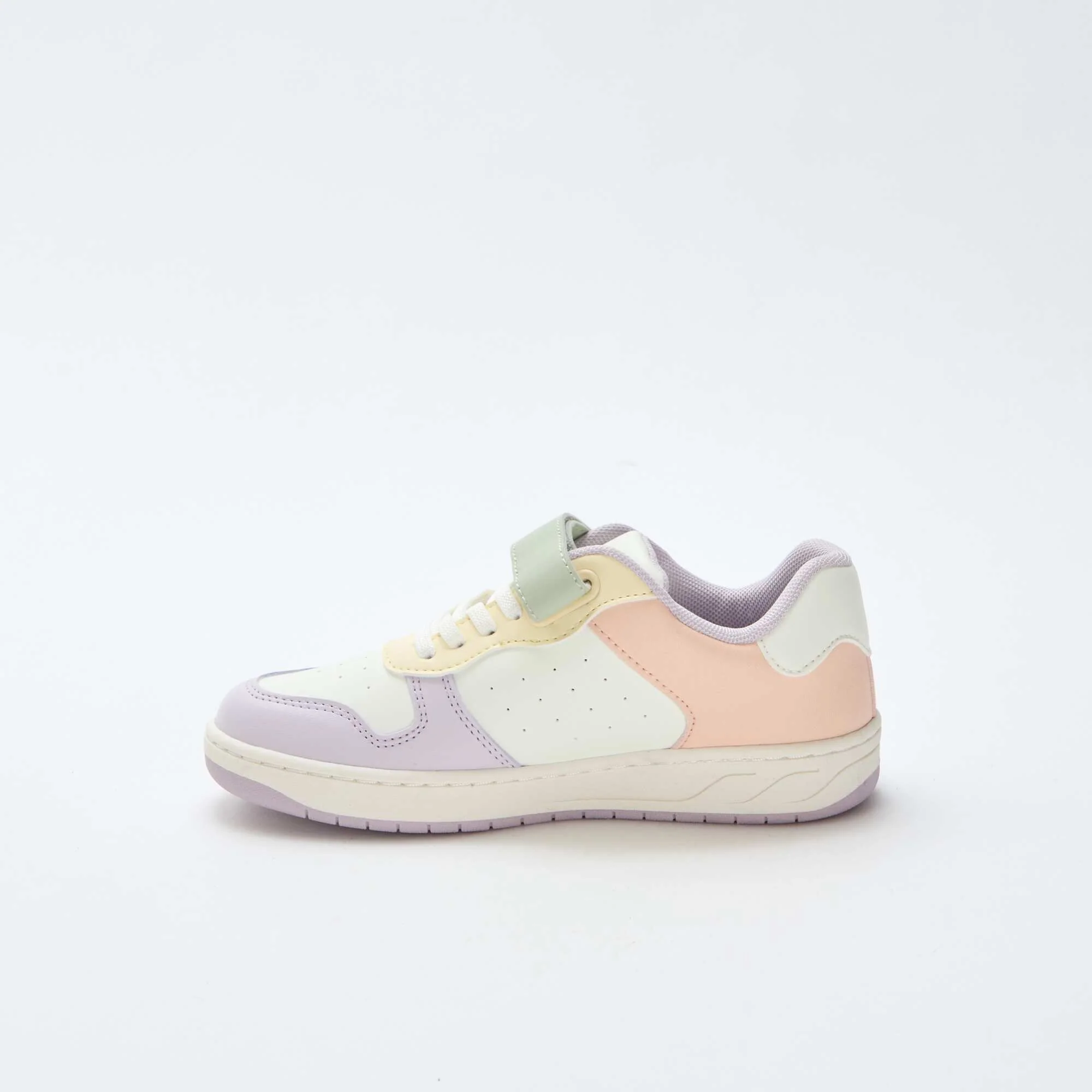 Two-Tone Low-Top Sneakers PINK - Image 4