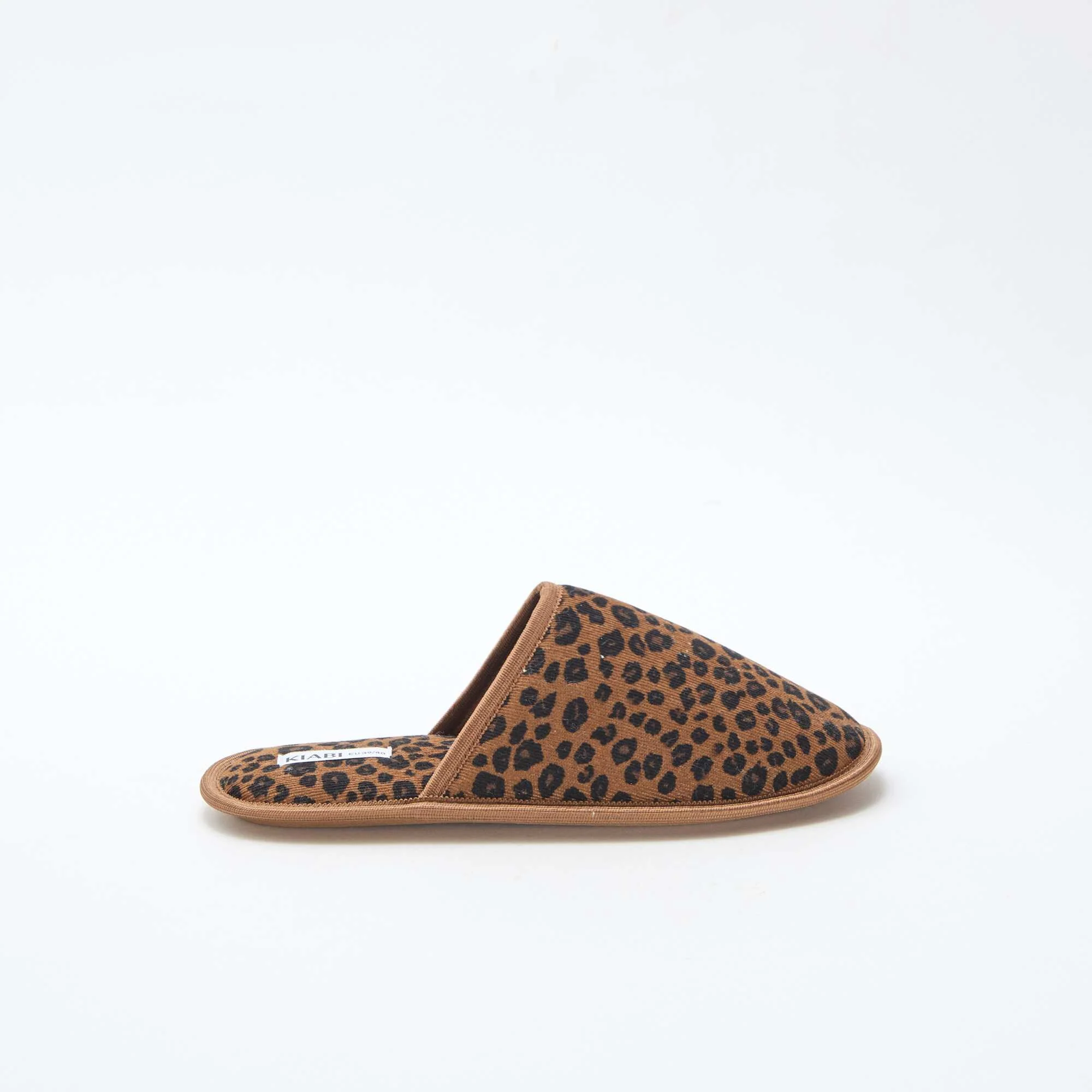 Velour mule slippers BEIGE - Image 2