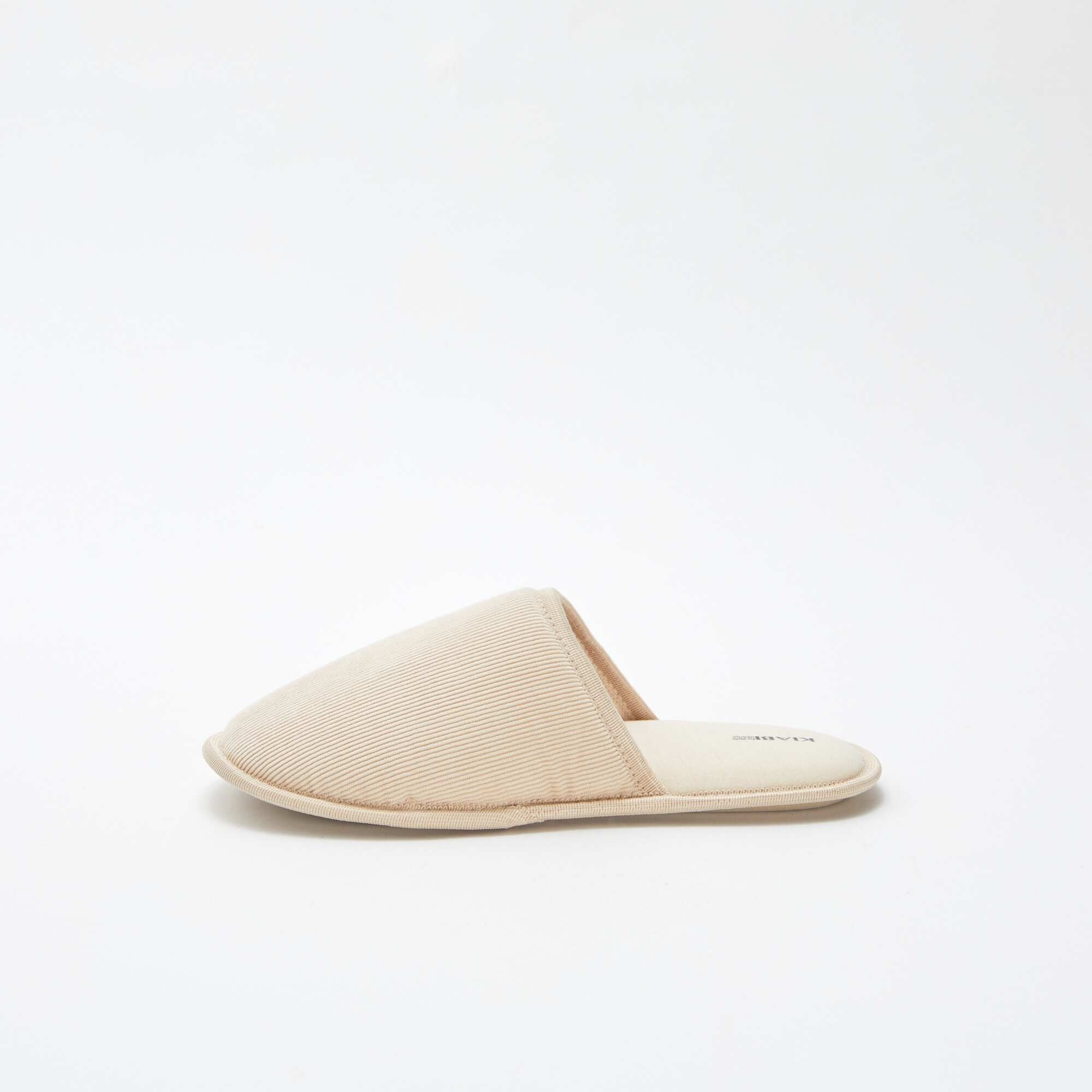 Velour mule slippers BEIGE - Image 4