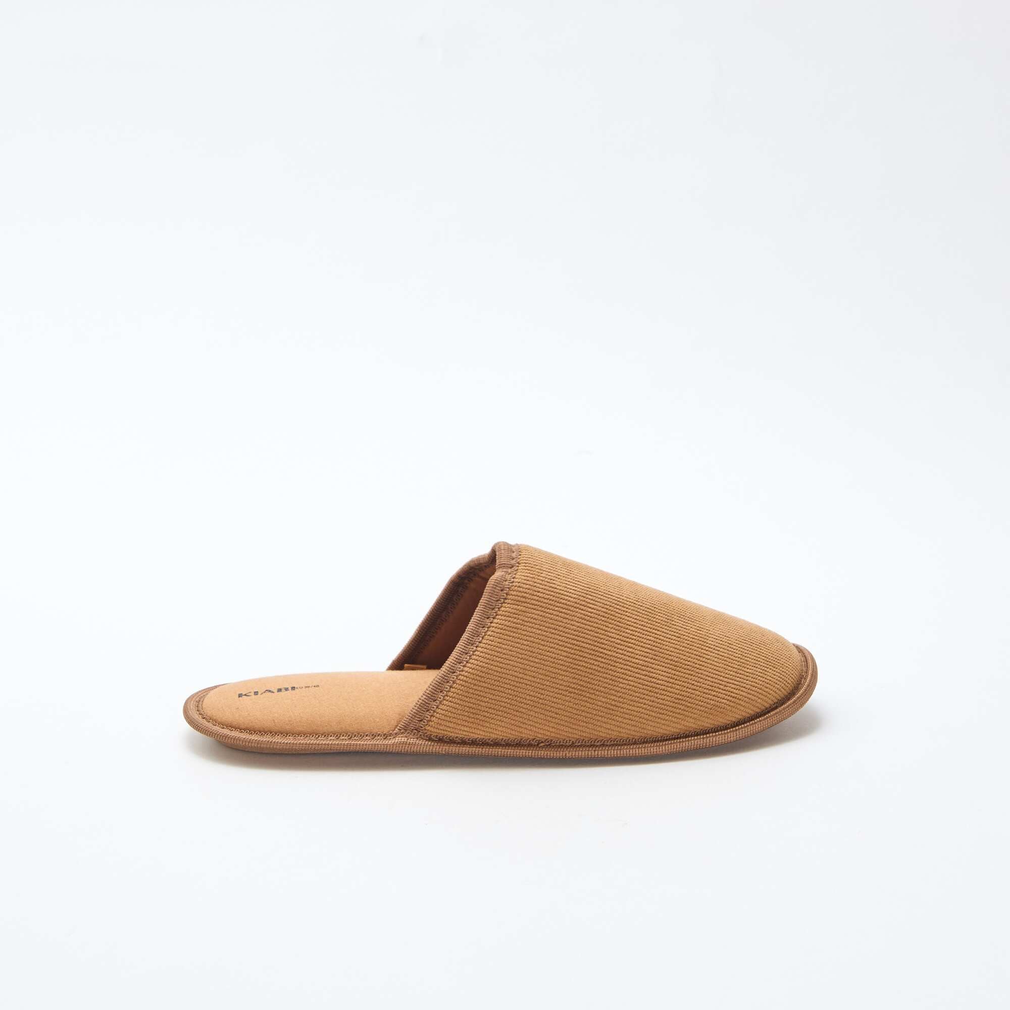 Velour mule slippers BROWN - Image 2
