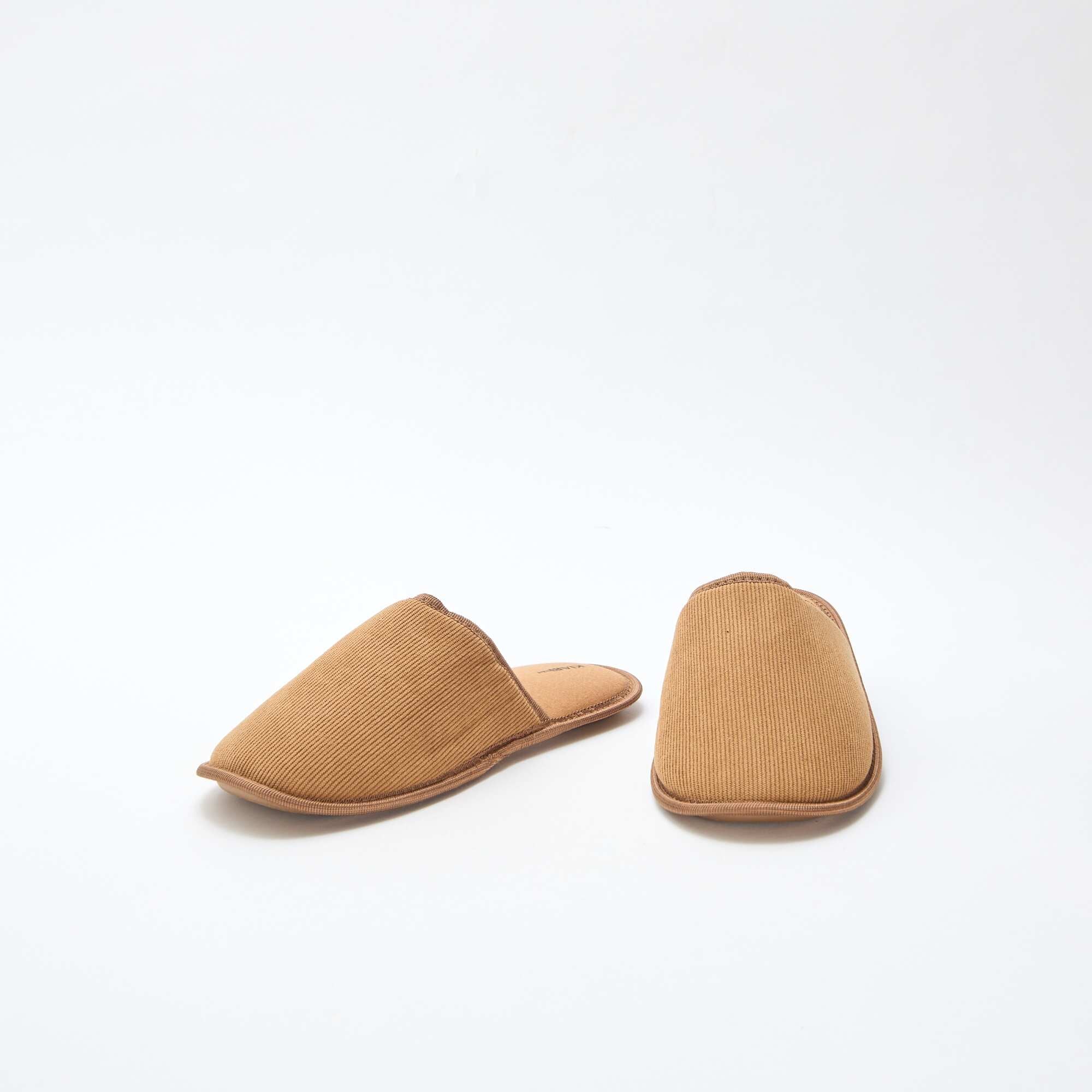 Velour mule slippers BROWN - Image 5