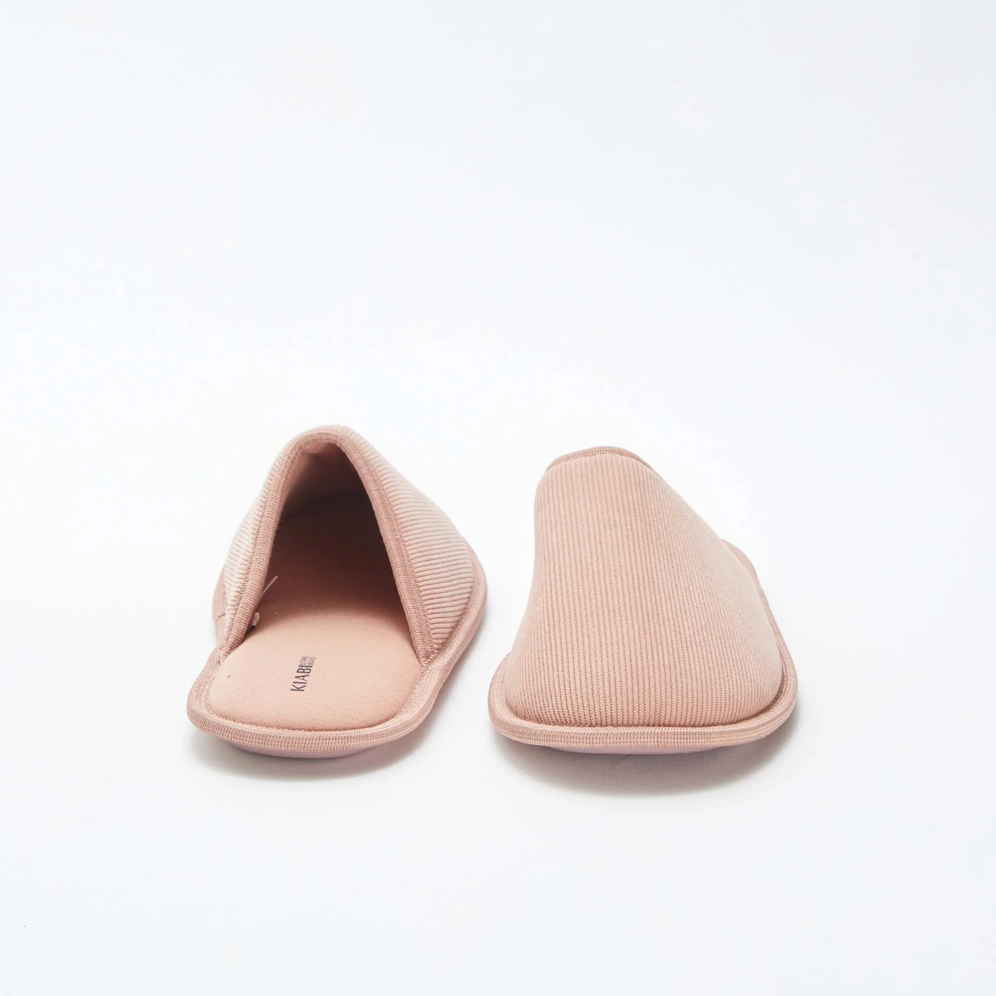 Velour mule slippers PINK - Image 3