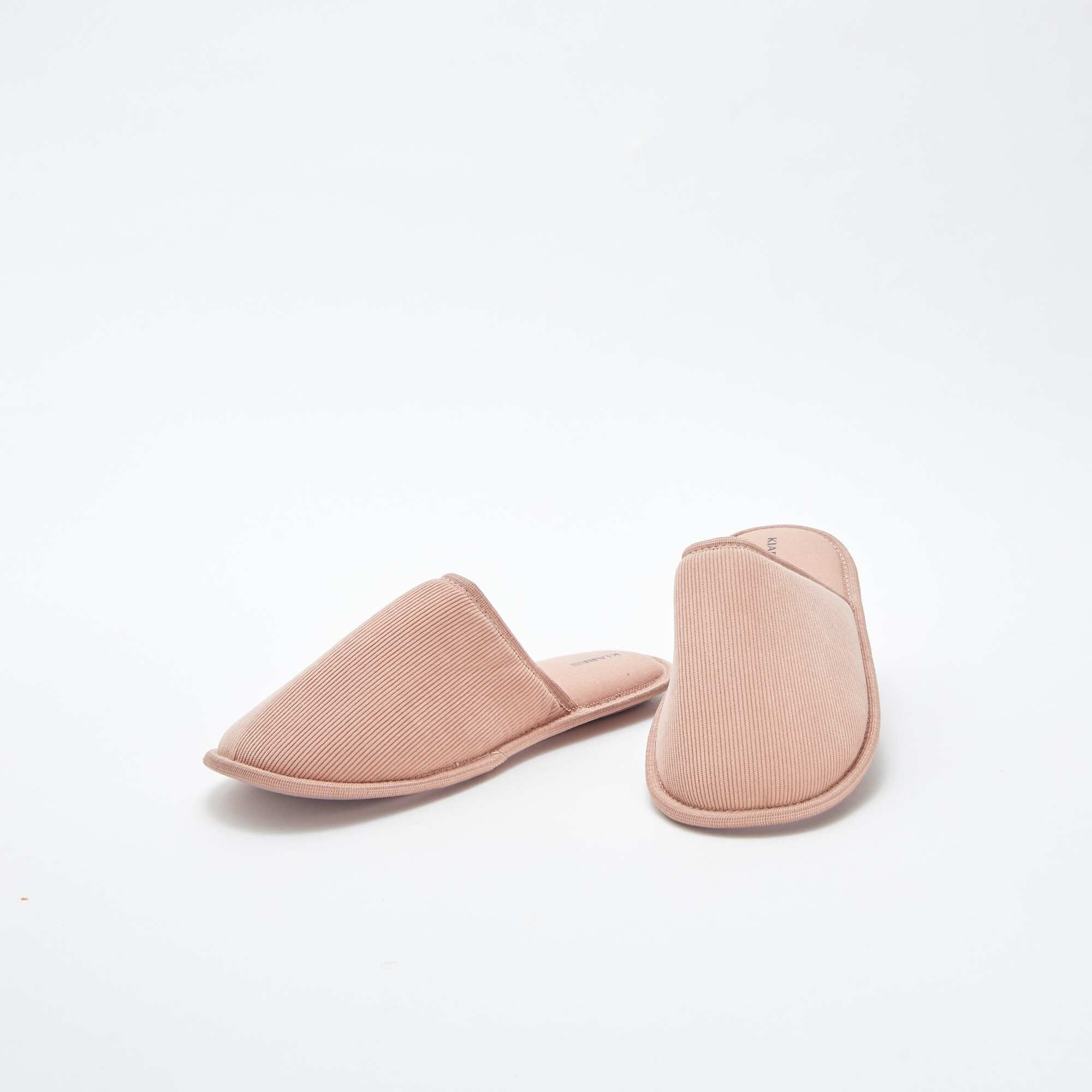 Velour mule slippers PINK - Image 5