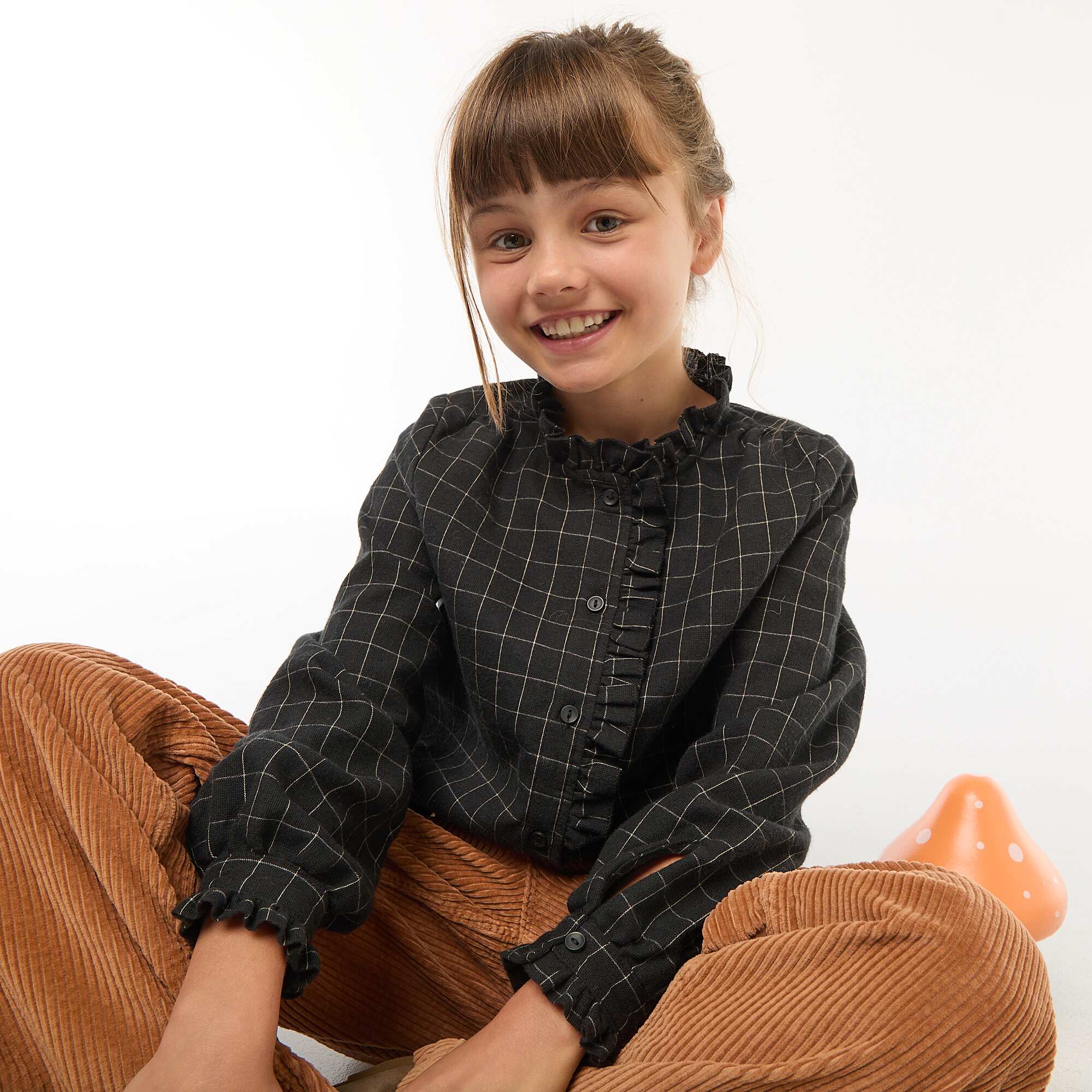 Victorian Checkered Shirt GREY