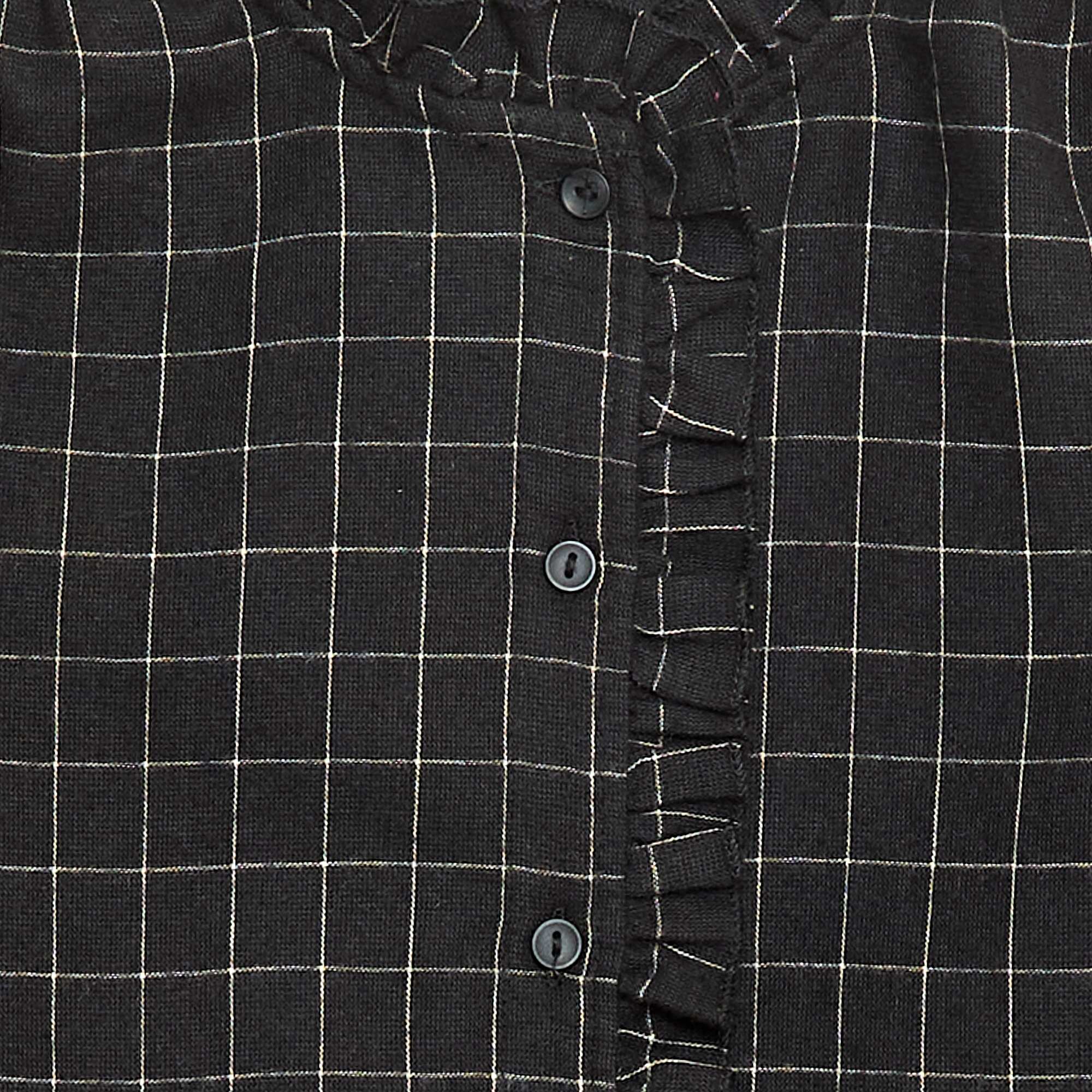 Victorian Checkered Shirt GREY - Image 6