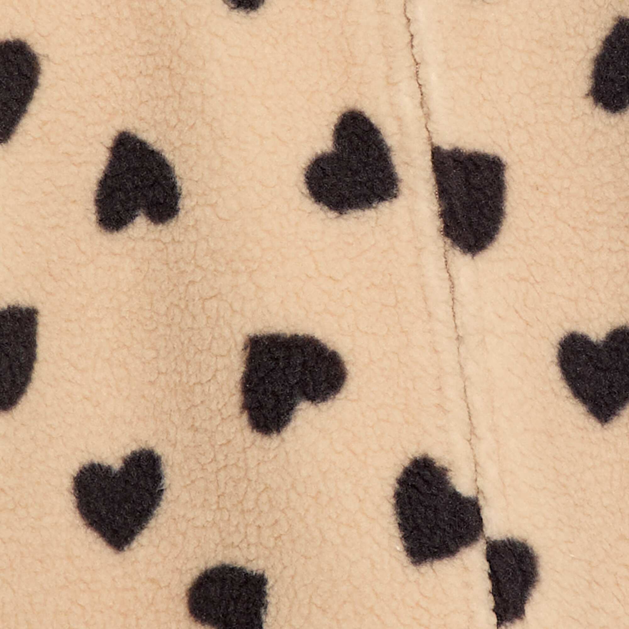 Warm Fleece Effect All-in-One Pajamas BEIGE - Image 2