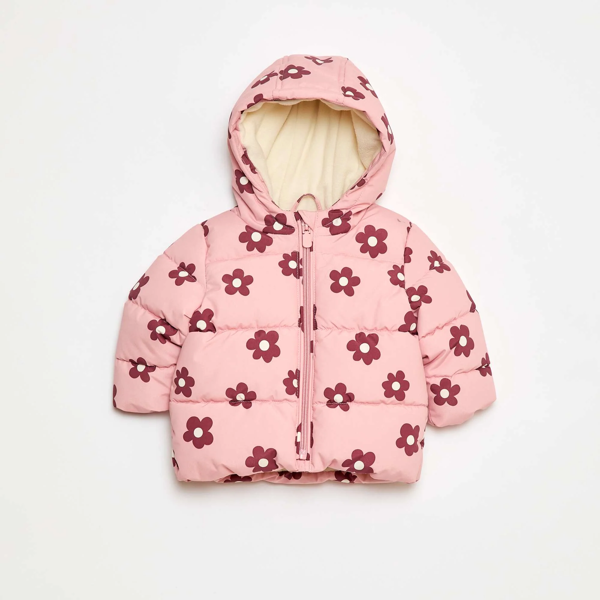 Warm Packable Puffer Jacket PINK