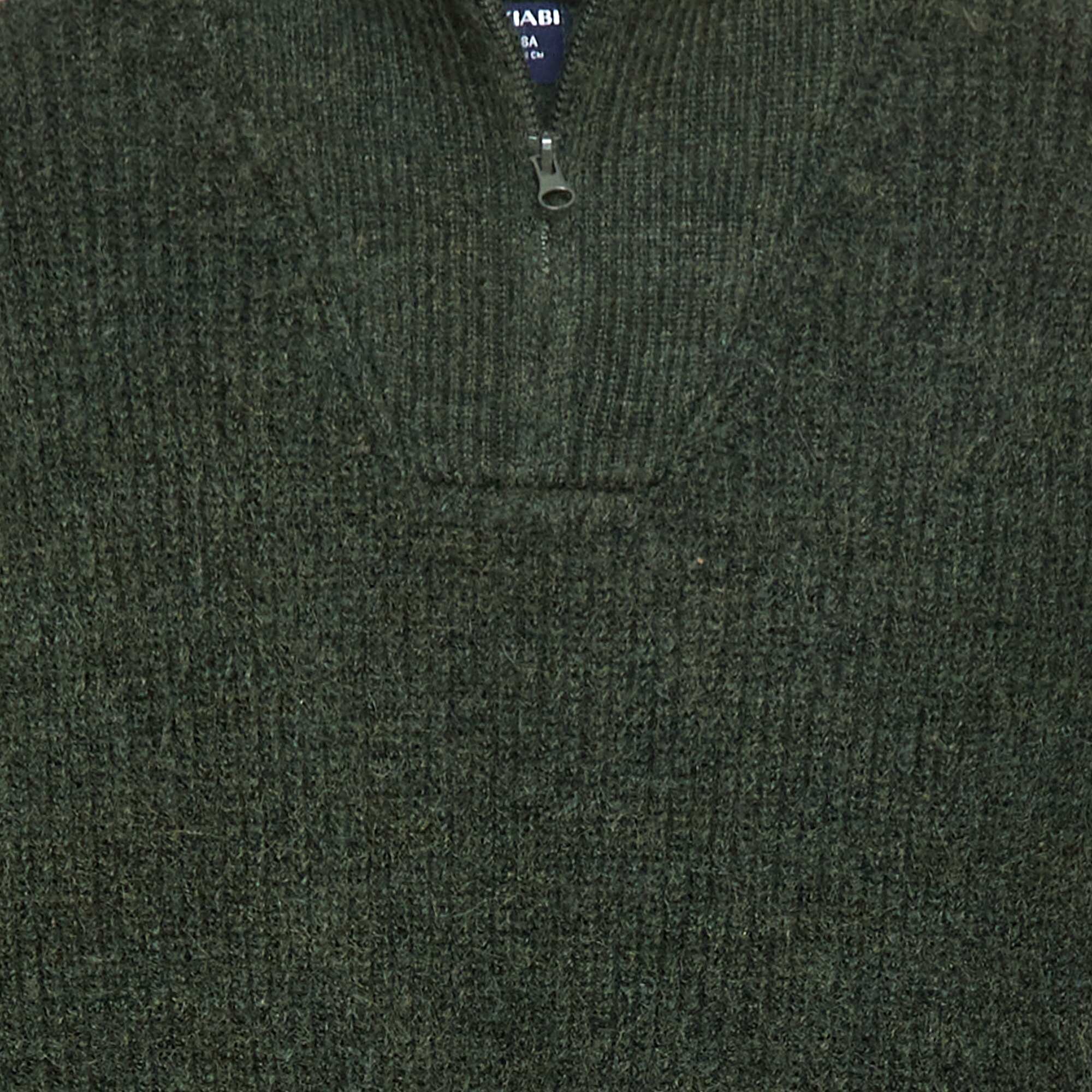 Warm Plain Sweater KHAKI - Image 3