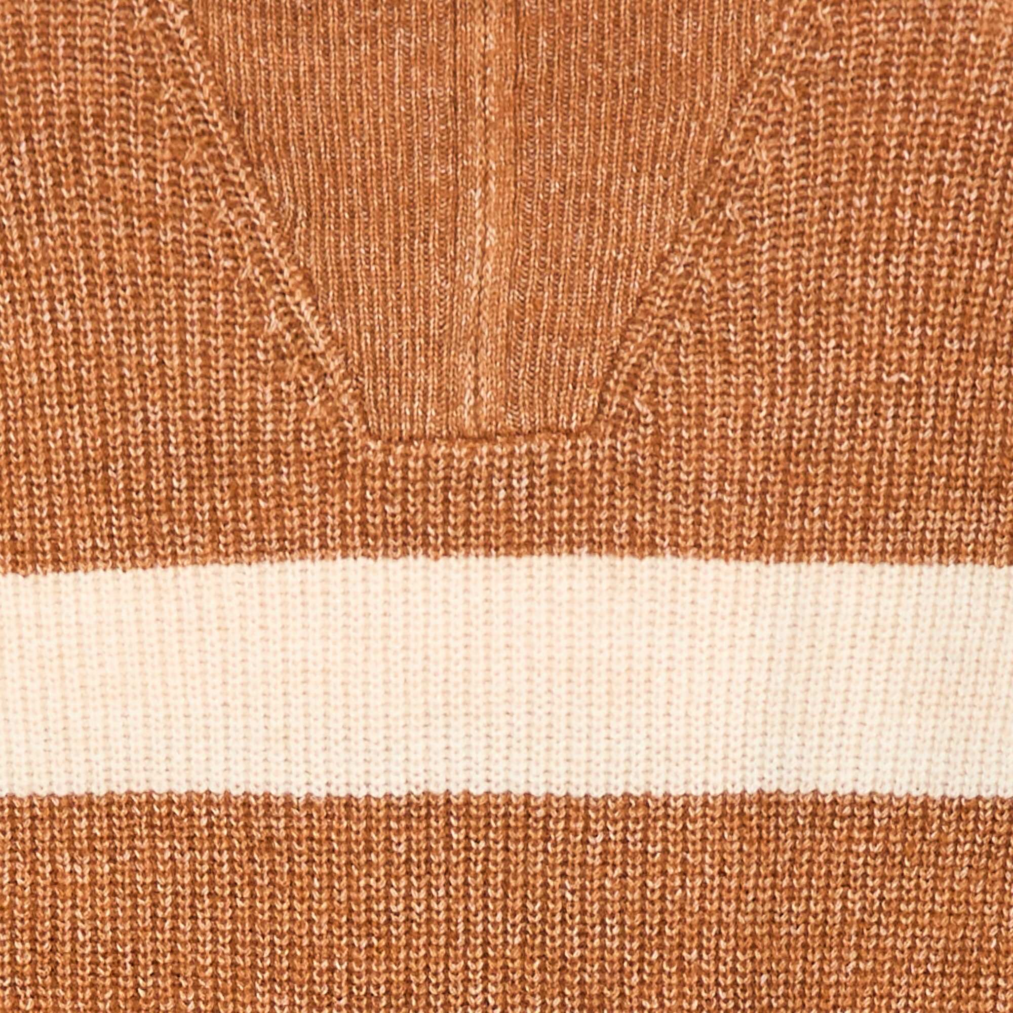 Warm Striped Sweater BROWN - Image 3