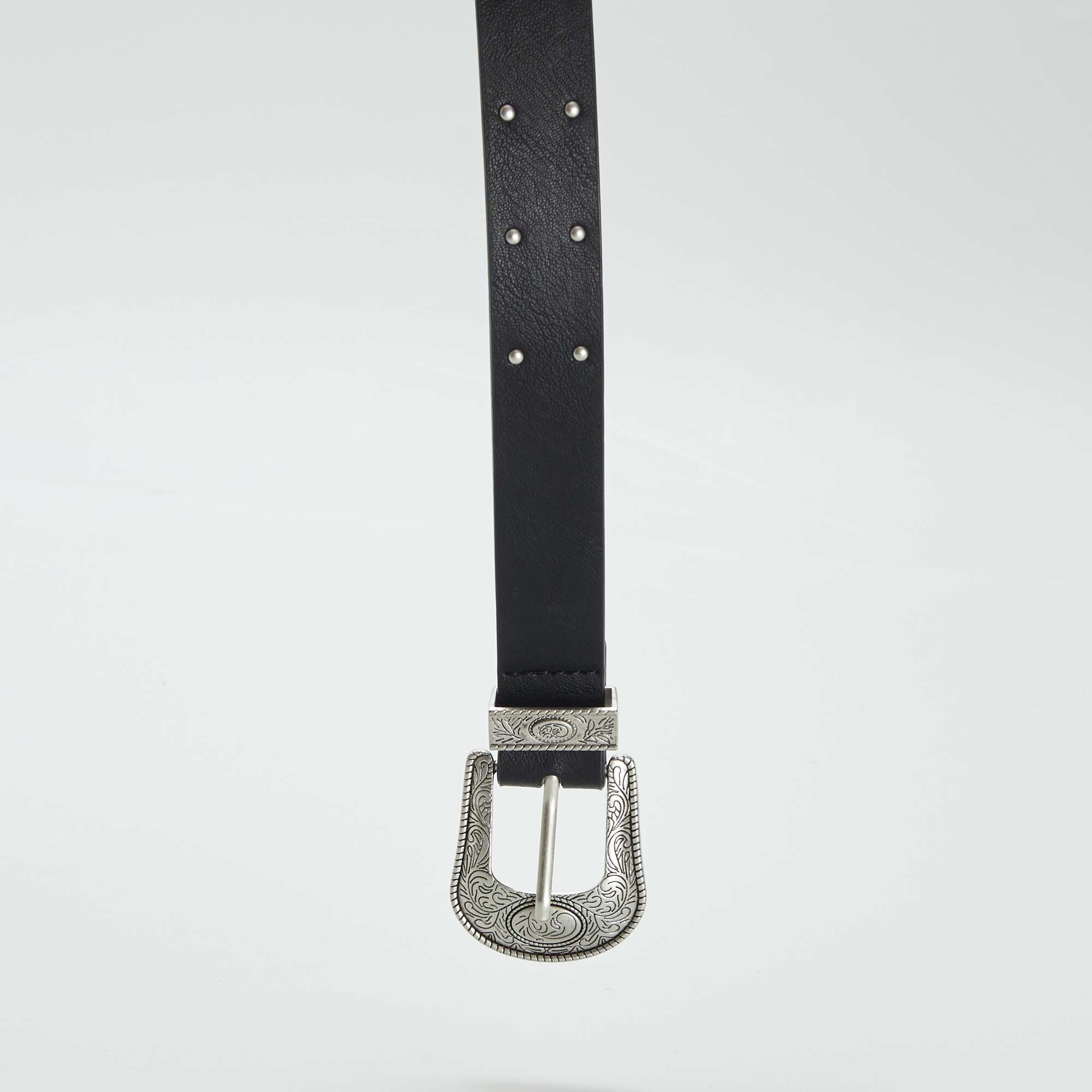 Western-style belt BLACK - Image 3